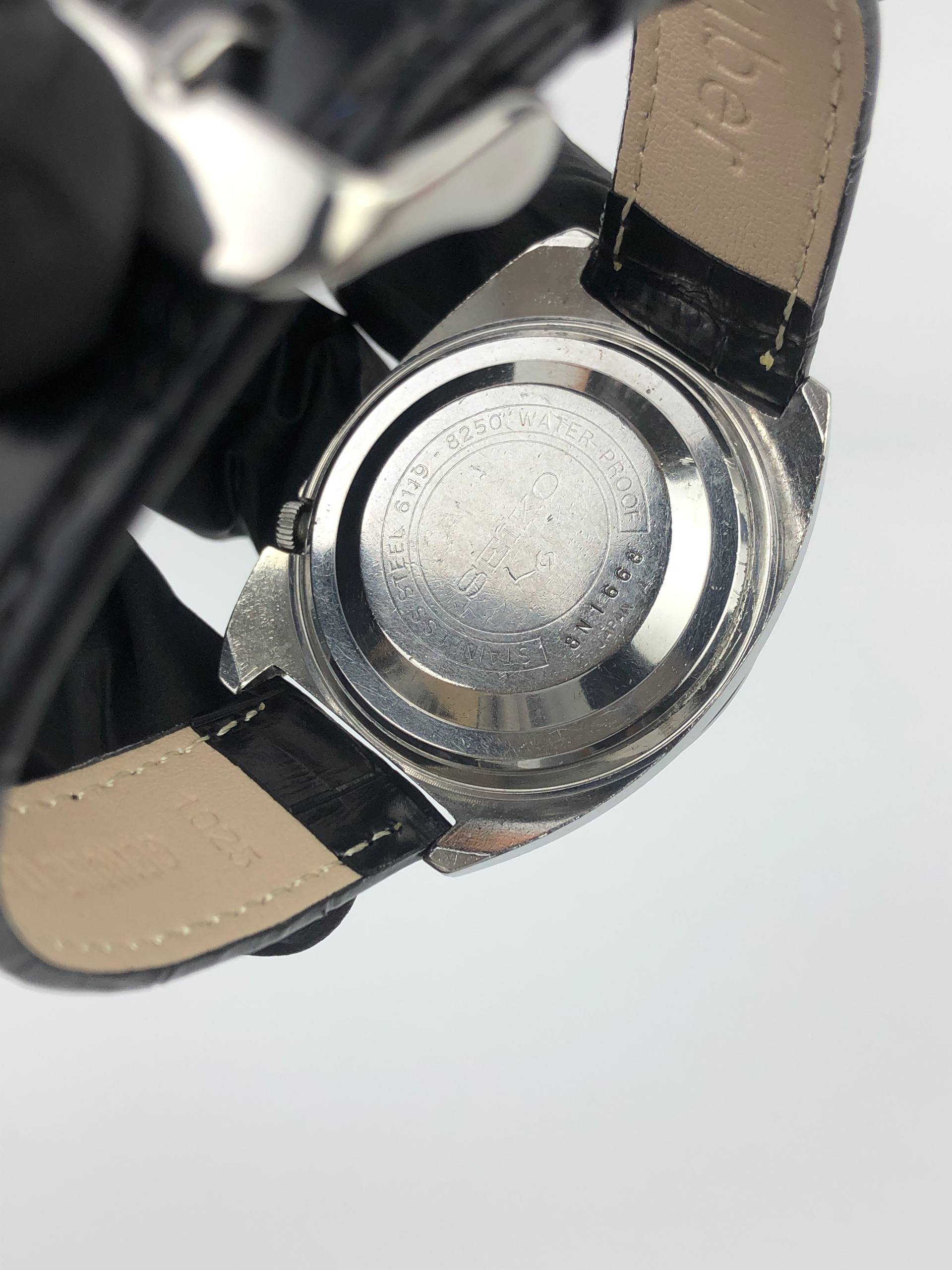 SEIKO 5 CAL 6119 SUNBURST GREY DIAL GERIGI INNER RING - Gambar 7