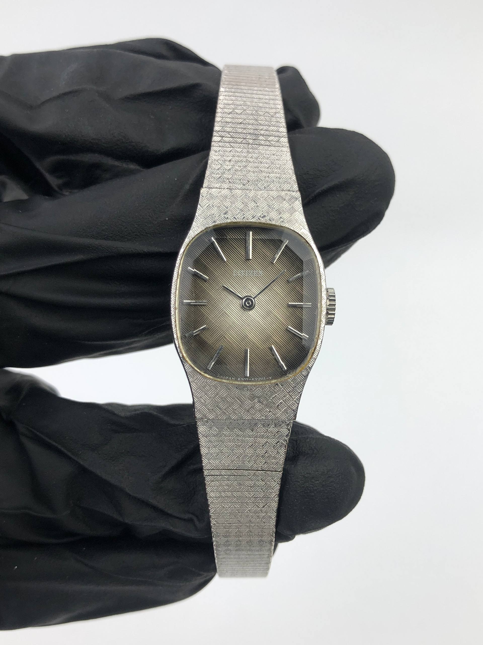 BEAUTIFUL CITIZEN VINTAGE LADIES TEXTURE DIAL CUTTING SAPPHIRE GLASS - Gambar 2