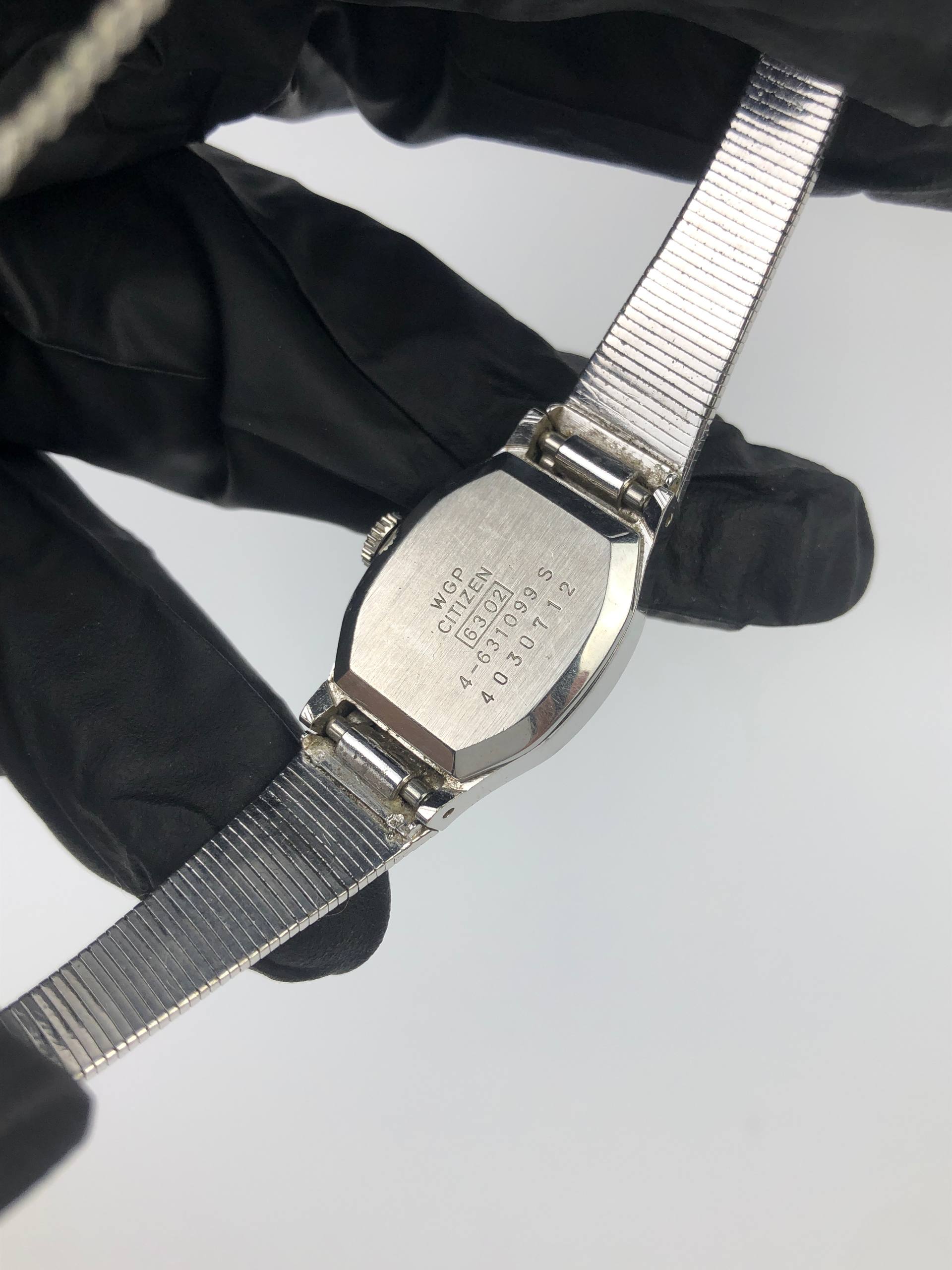 BEAUTIFUL CITIZEN VINTAGE LADIES TEXTURE DIAL CUTTING SAPPHIRE GLASS - Gambar 7