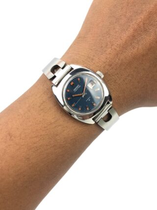 BEAUTIFUL SEIKOMATIC CAL 2517 LADY BLUE DOFF DIAL