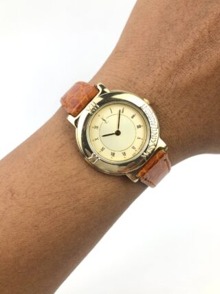 AUTHENTIC YSL GOLD ROMAN DIAL