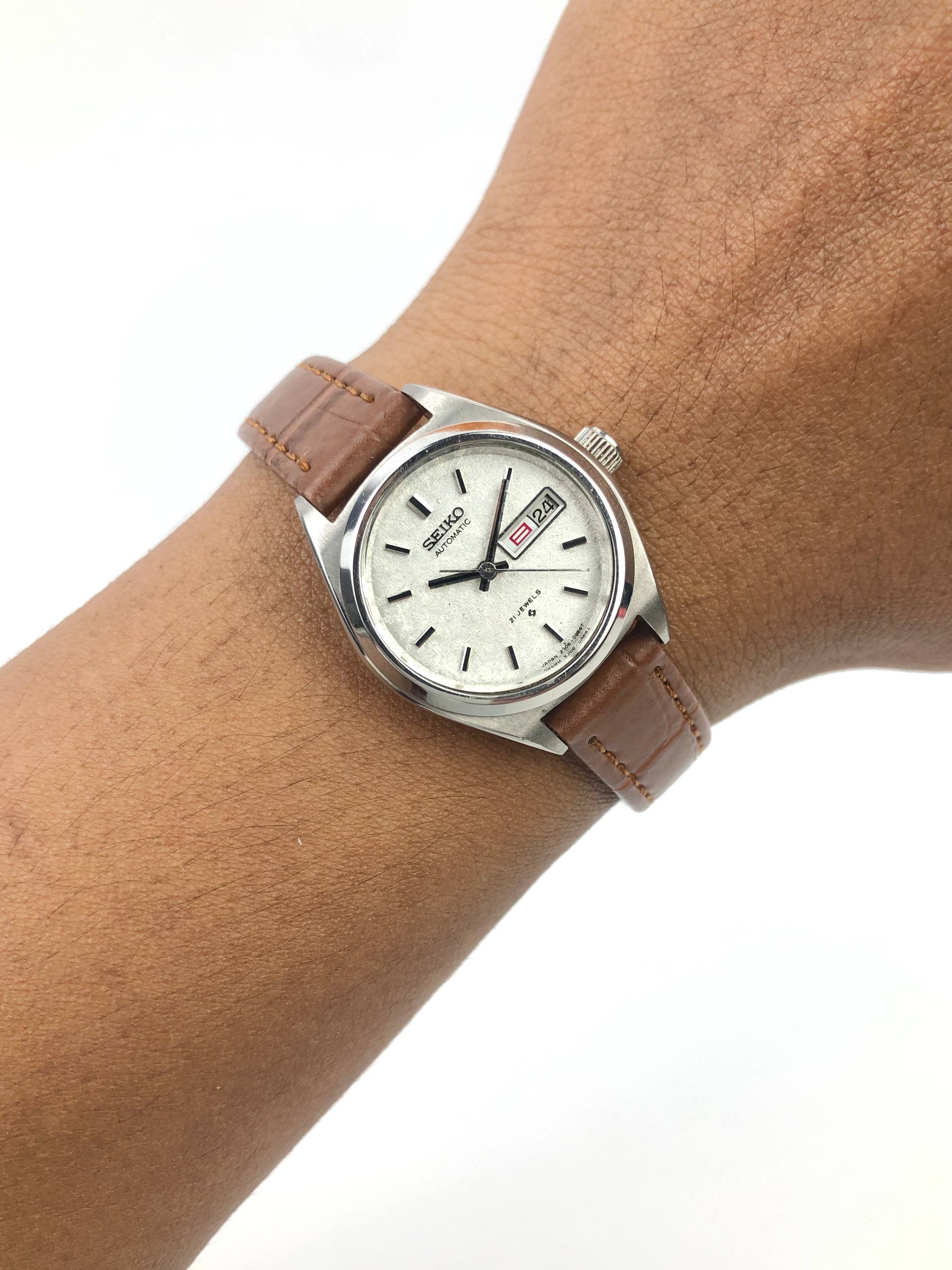SEIKO AUTOMATIC CAL 2706 DAYDATE SNOWFLAKE DIAL