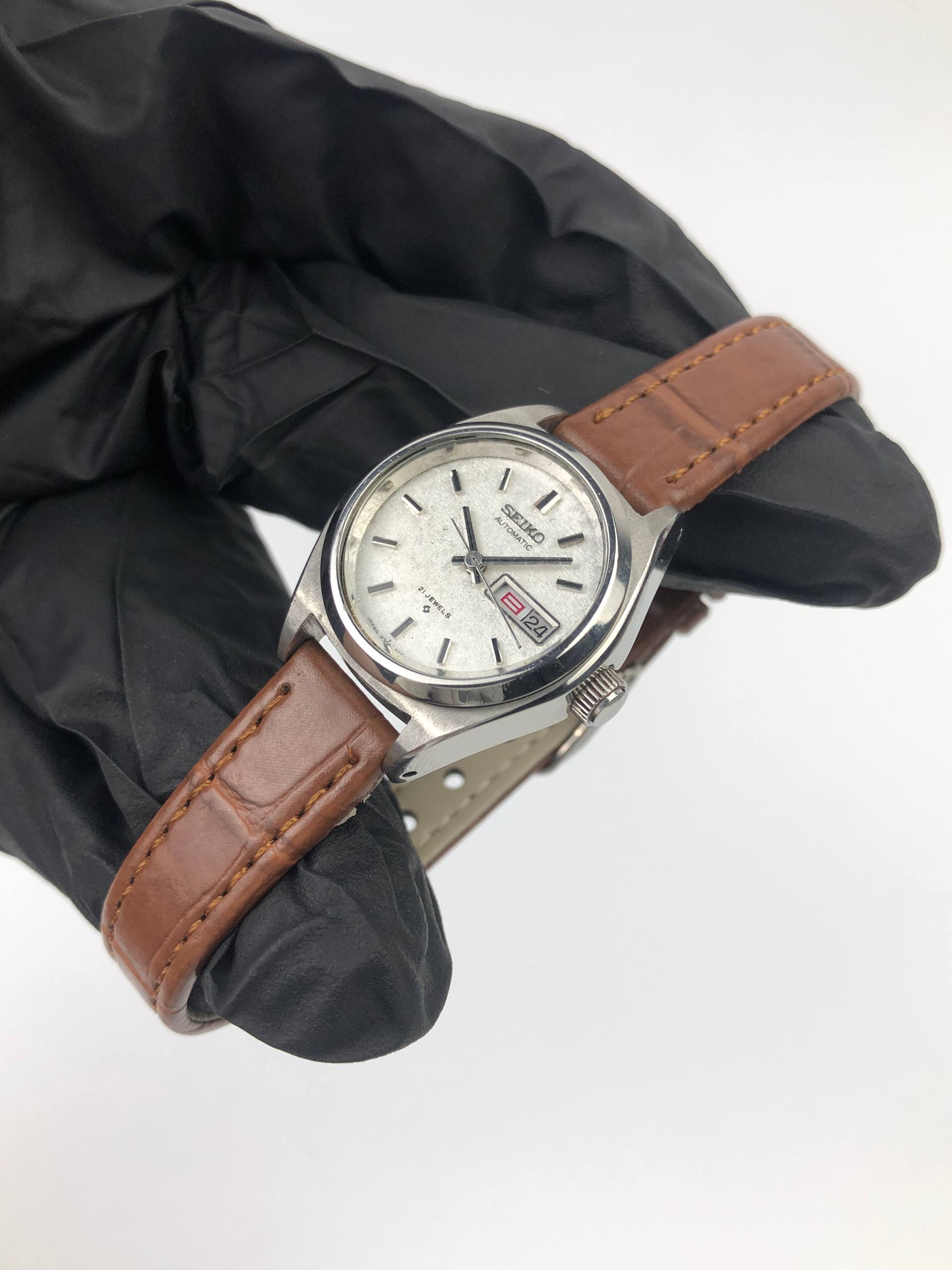 SEIKO AUTOMATIC CAL 2706 DAYDATE SNOWFLAKE DIAL - Gambar 3
