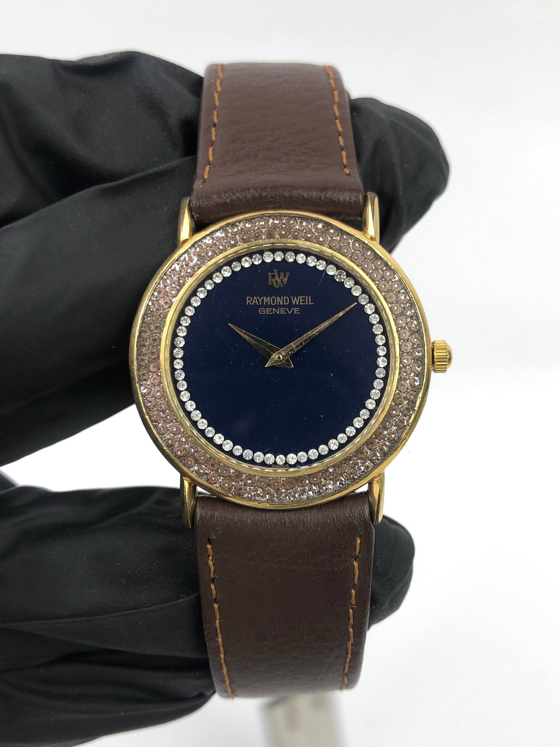 RAYMOND WEIL GENEVE QUARTZ BLUE DIAL - Gambar 2