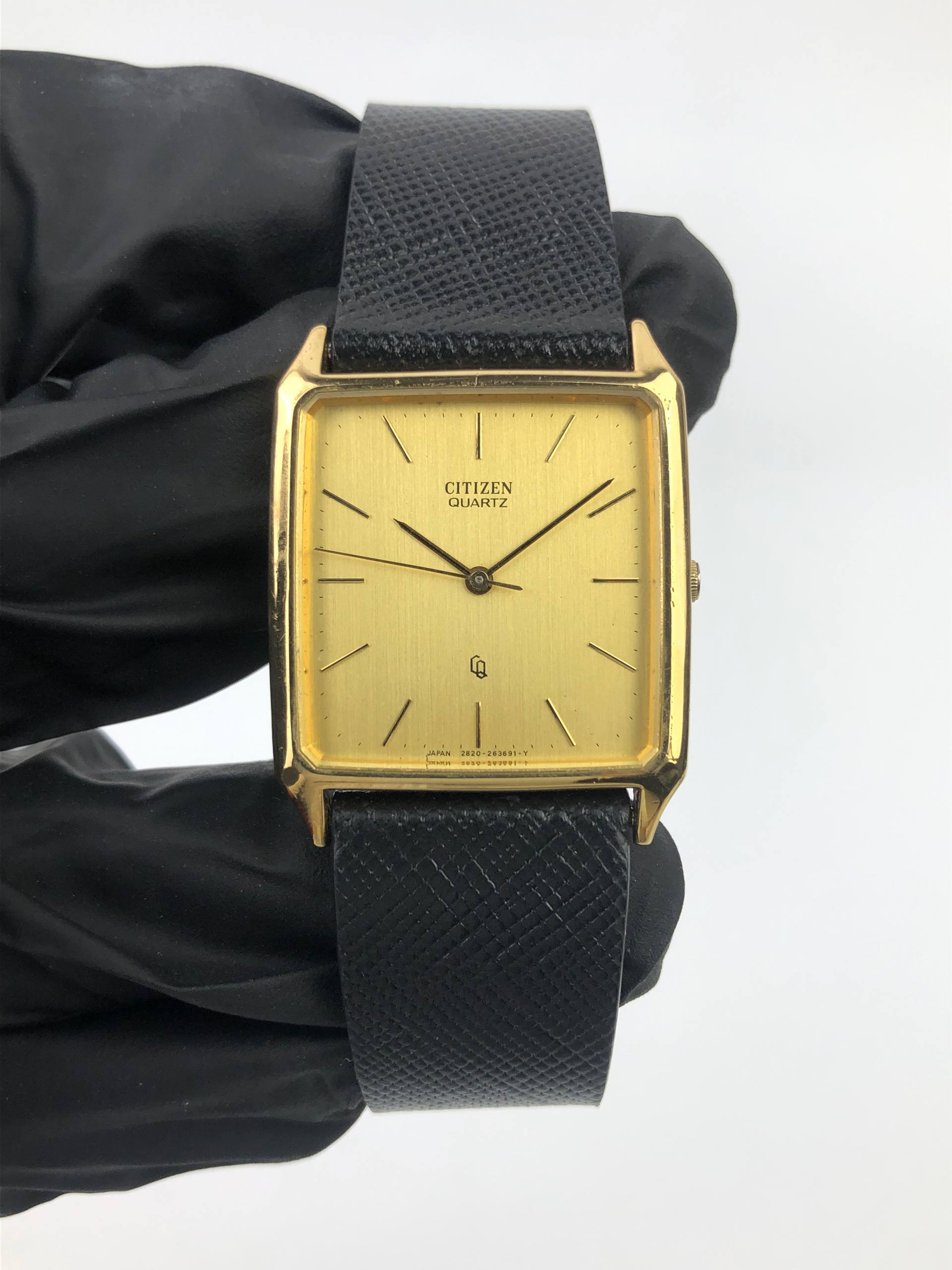 CITIZEN CRYSTON QUARTZ TANK DRESSWATCH JAPAN - Gambar 2