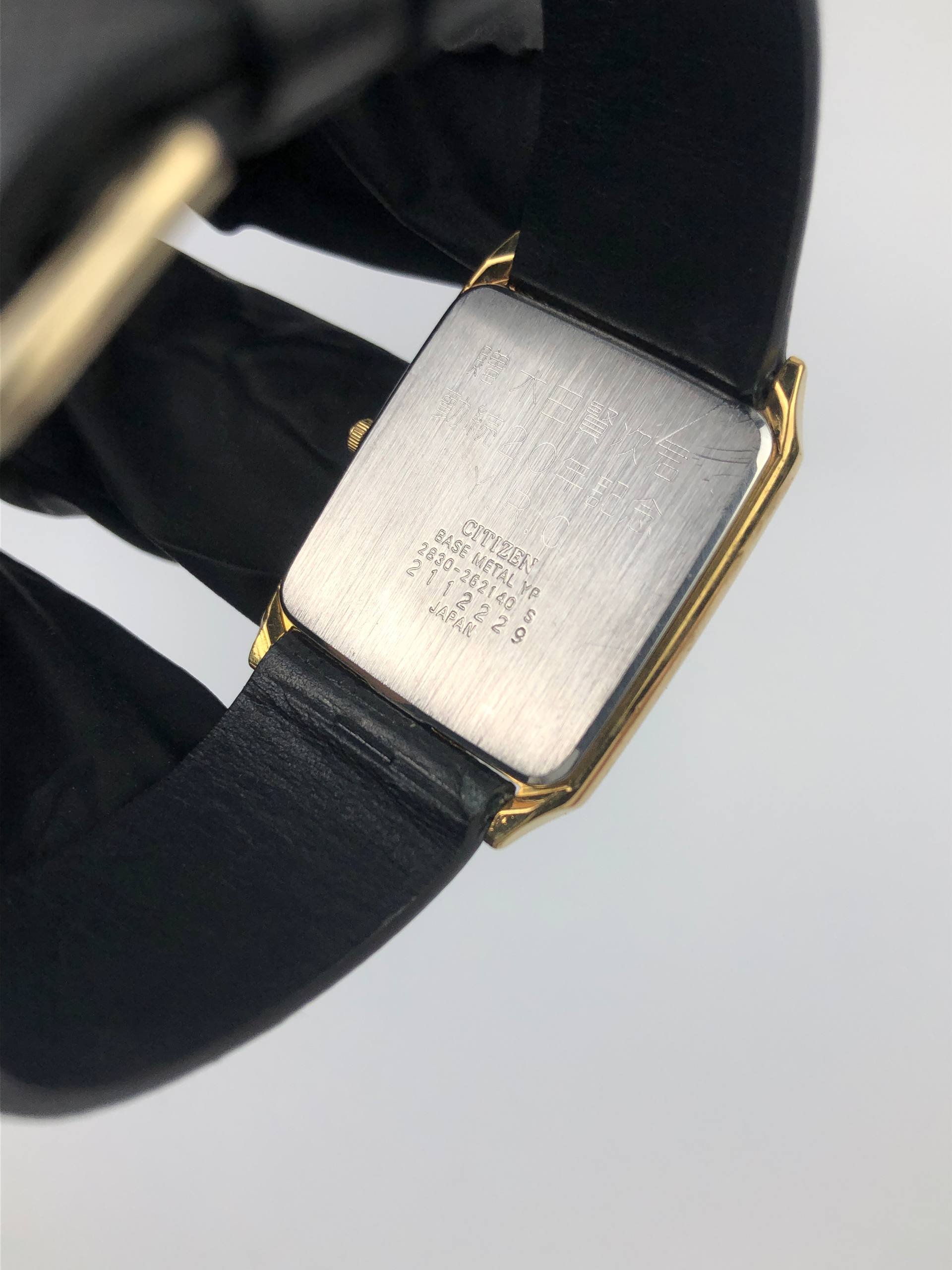 CITIZEN CRYSTON QUARTZ TANK DRESSWATCH JAPAN - Gambar 7