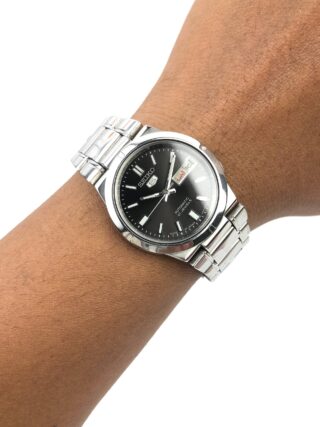 SEIKO 5 AUTOMATIC CAL 4227 21 JEWELS BLACK DIAL DAY DATE JAPAN