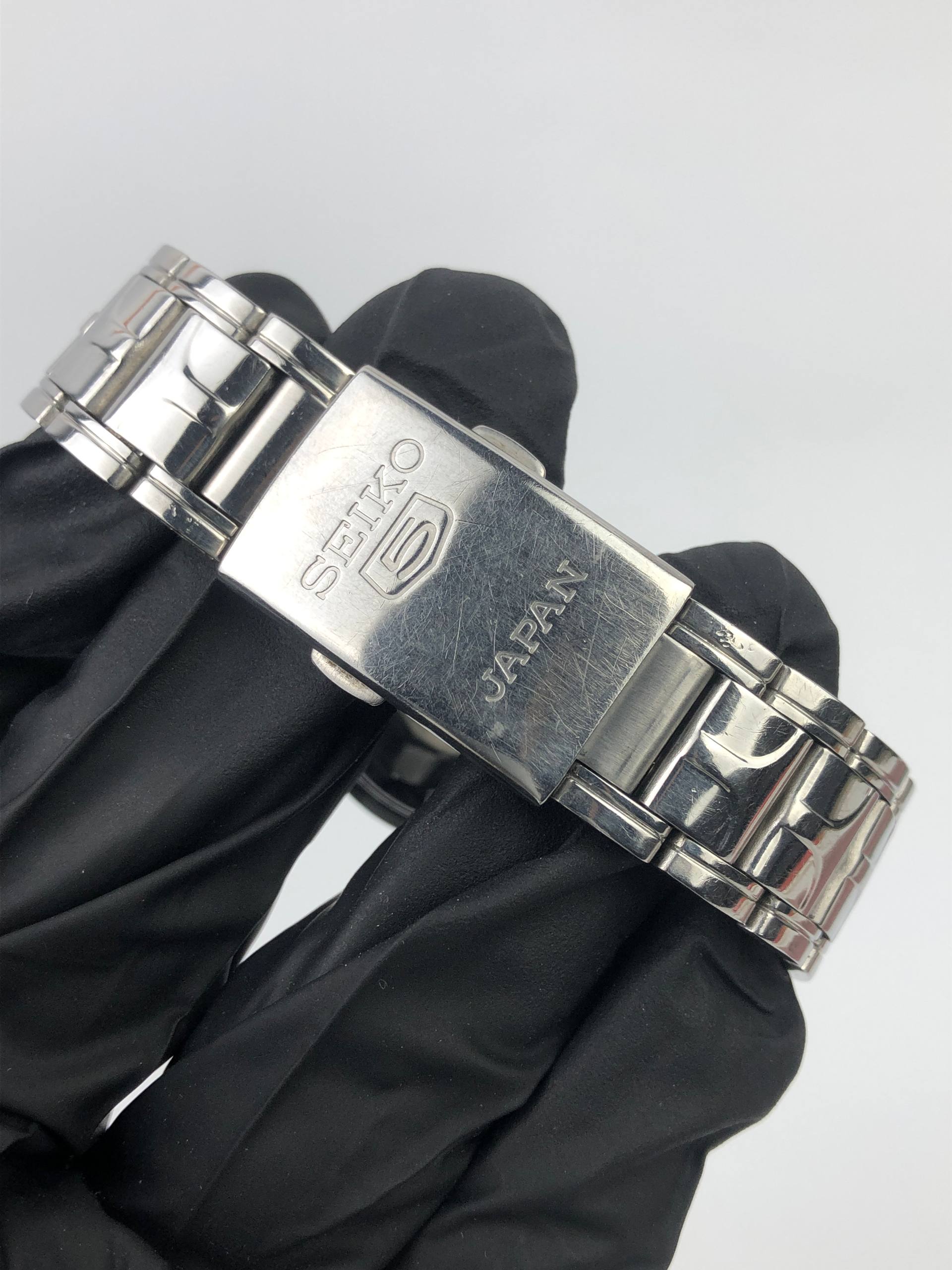 SEIKO 5 AUTOMATIC CAL 4227 21 JEWELS BLACK DIAL DAY DATE JAPAN - Gambar 7