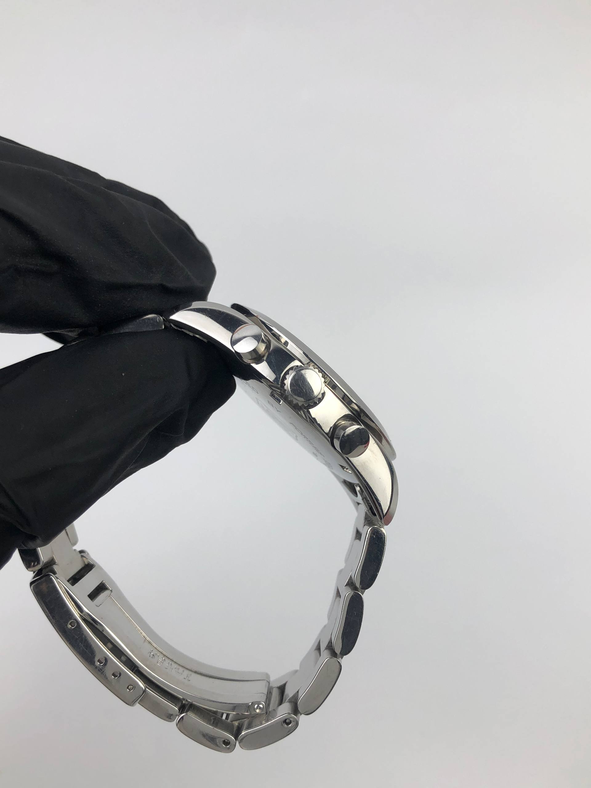 TAKEO KIKUCHI VK63 CHRONOGRAPH BLACK DIAL STAINLESS STEEL JAPAN - Gambar 6