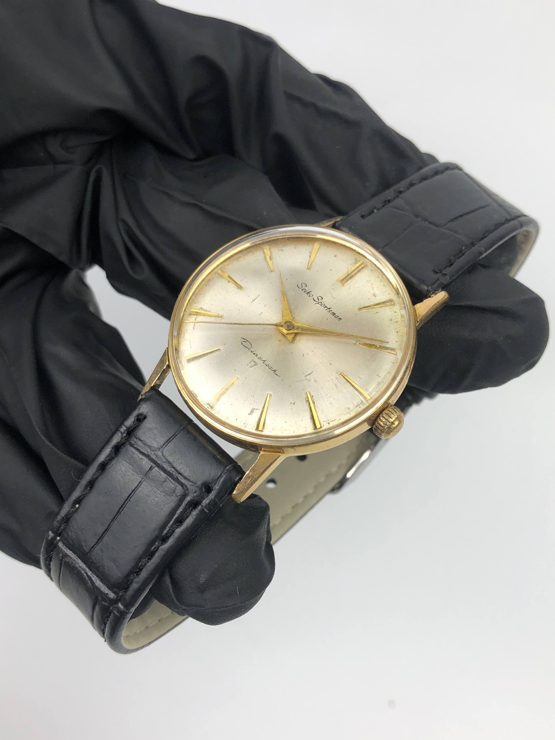 SEIKO SPORTSMAN DIASHOCK 17J VINTAGE 20K MIKRON - Gambar 3