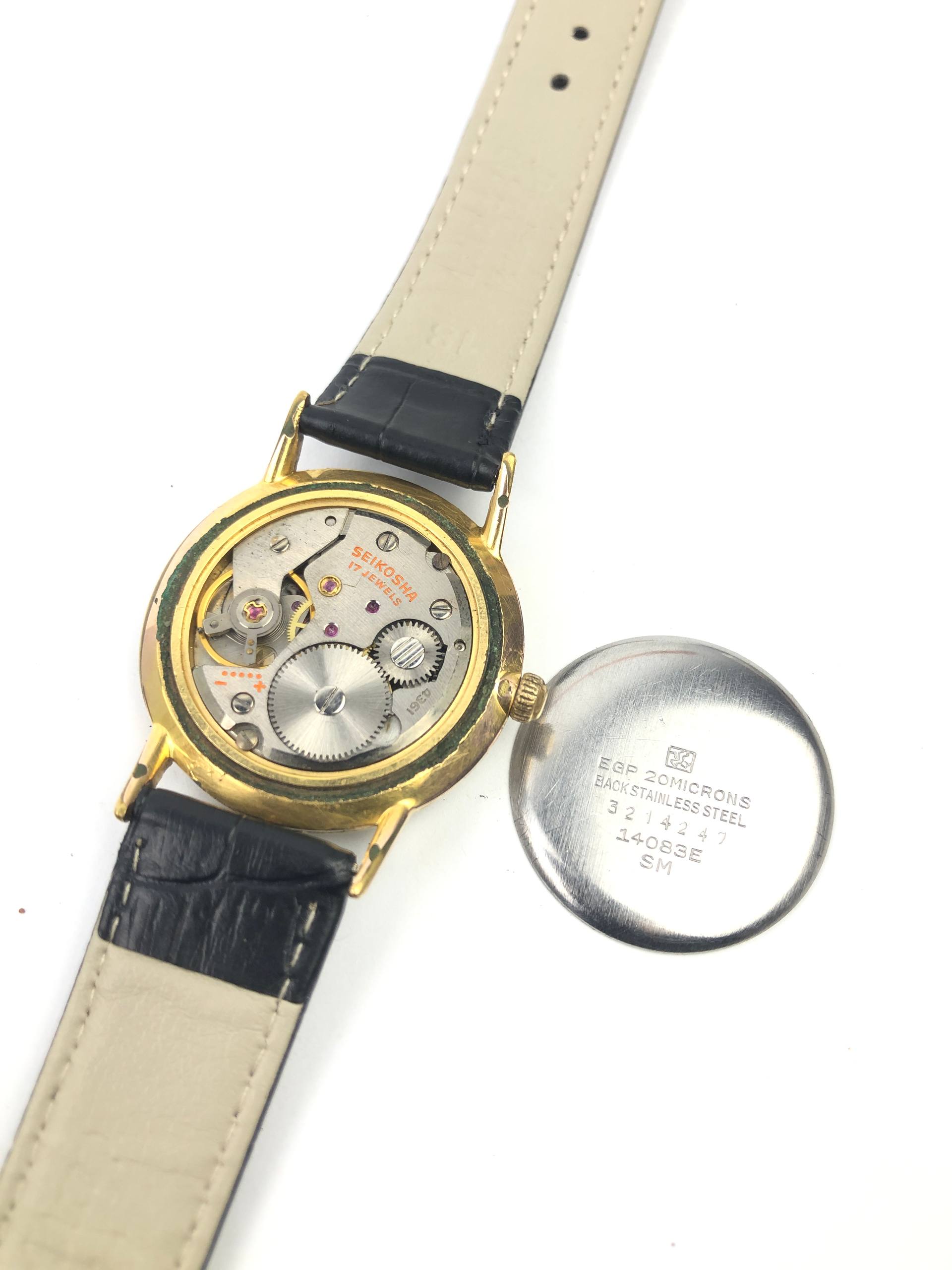 SEIKO SPORTSMAN DIASHOCK 17J VINTAGE 20K MIKRON - Gambar 8