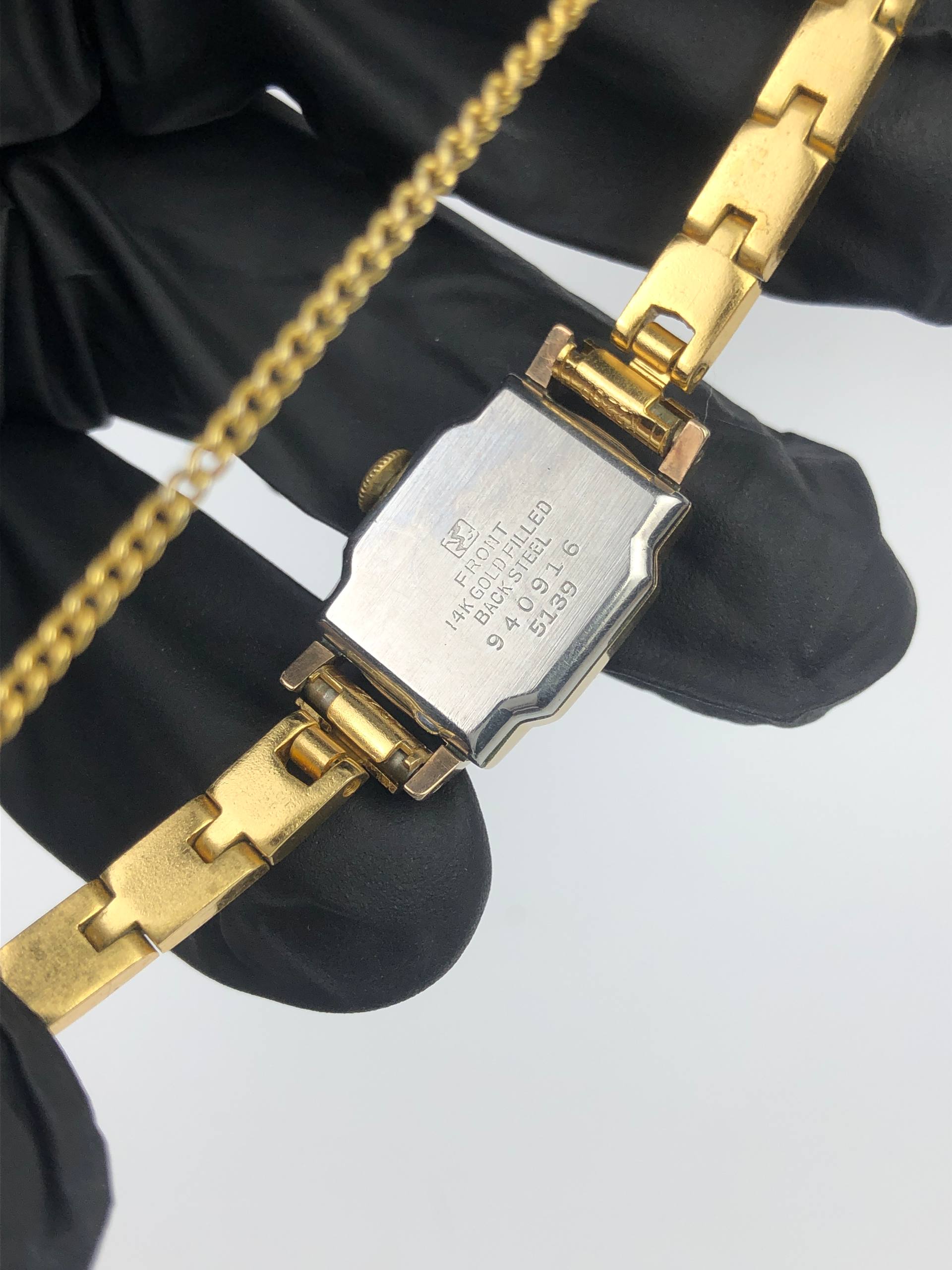 SEIKO MERIT ARTDECO VINTAGE 14k GOLD FILLED - Gambar 7