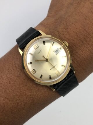 TIMEX GOLD WATERPROOF DATE VINTAGE