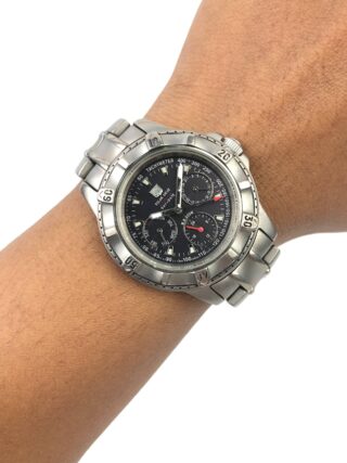 ELGIN TITANIUM DAYDATE SOLAR ORIGINAL