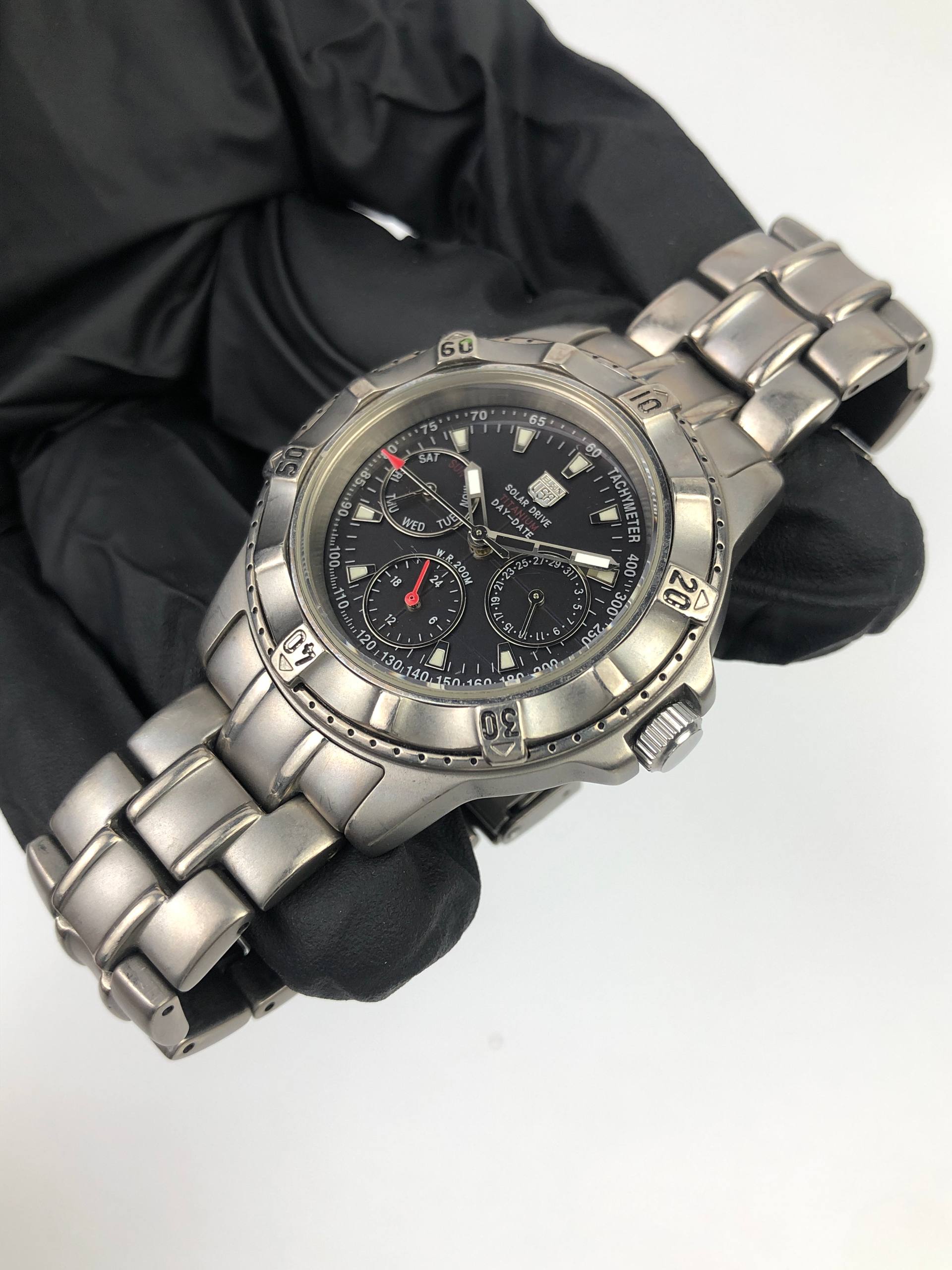 ELGIN TITANIUM DAYDATE SOLAR ORIGINAL - Gambar 3