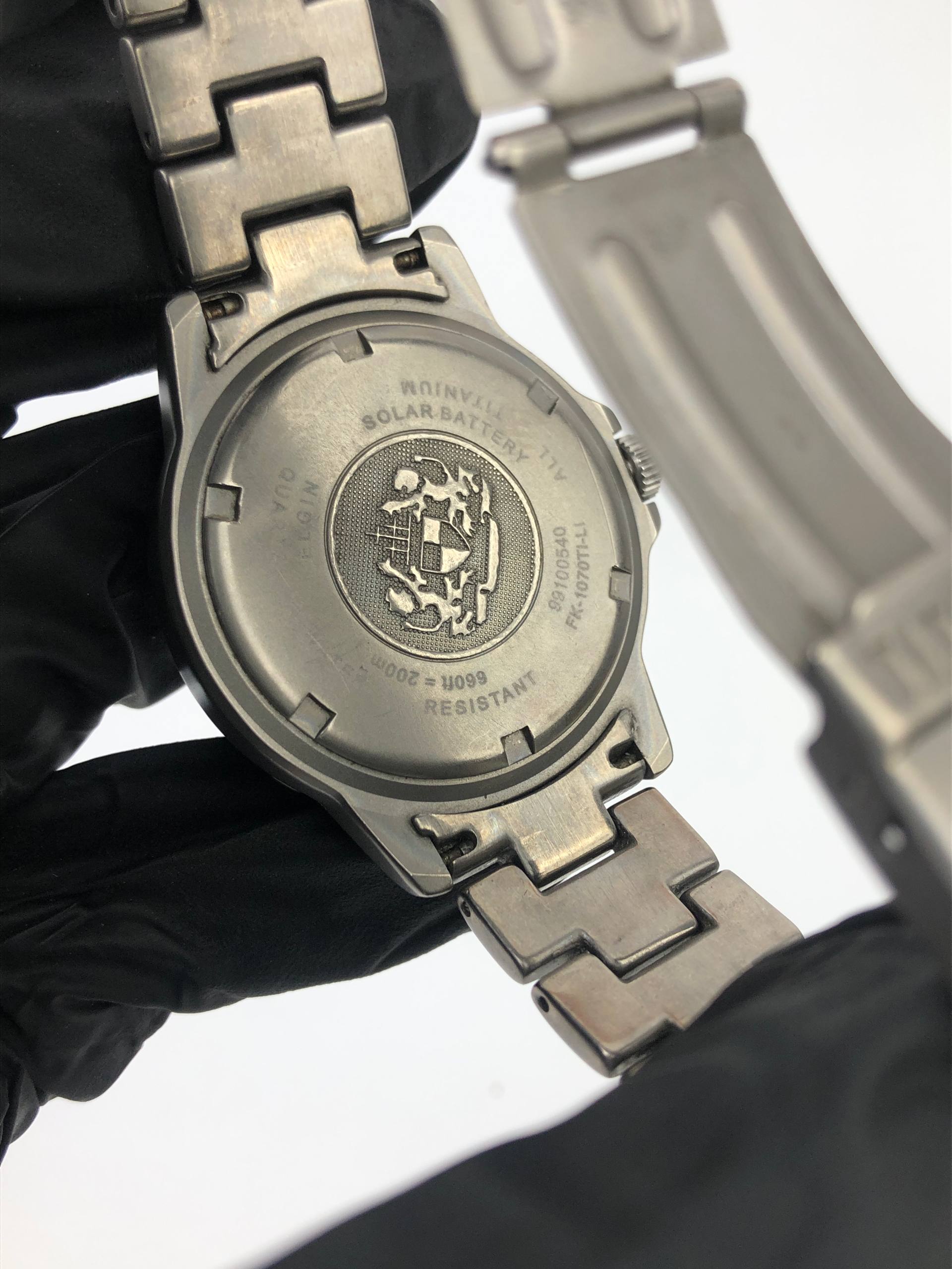 ELGIN TITANIUM DAYDATE SOLAR ORIGINAL - Gambar 8