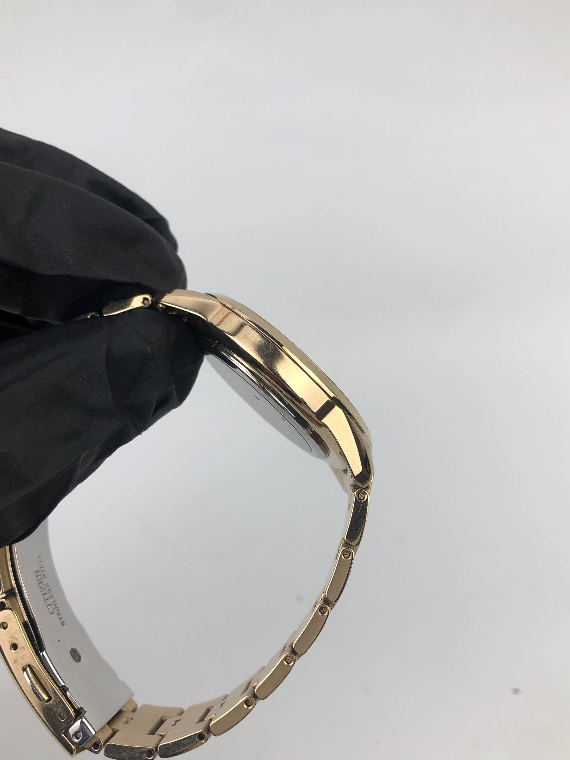 CITIZEN ECODRIVE MAN SIZE GOLD ALL ORIGINAL - Gambar 6