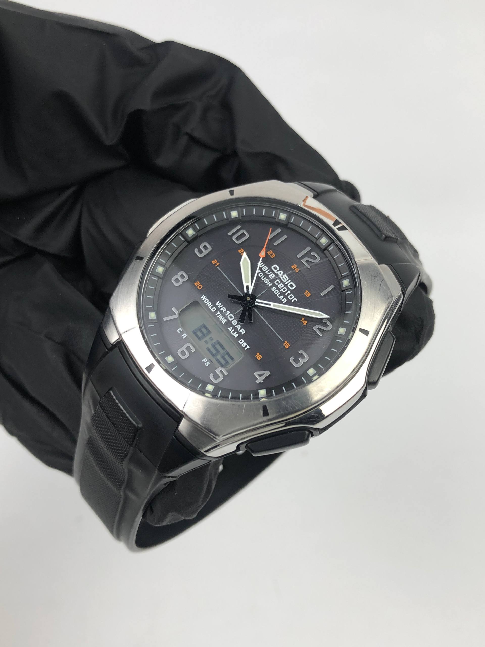 CASIO WAVECEPTOR ANADIGI ALL ORIGINAL - Gambar 3
