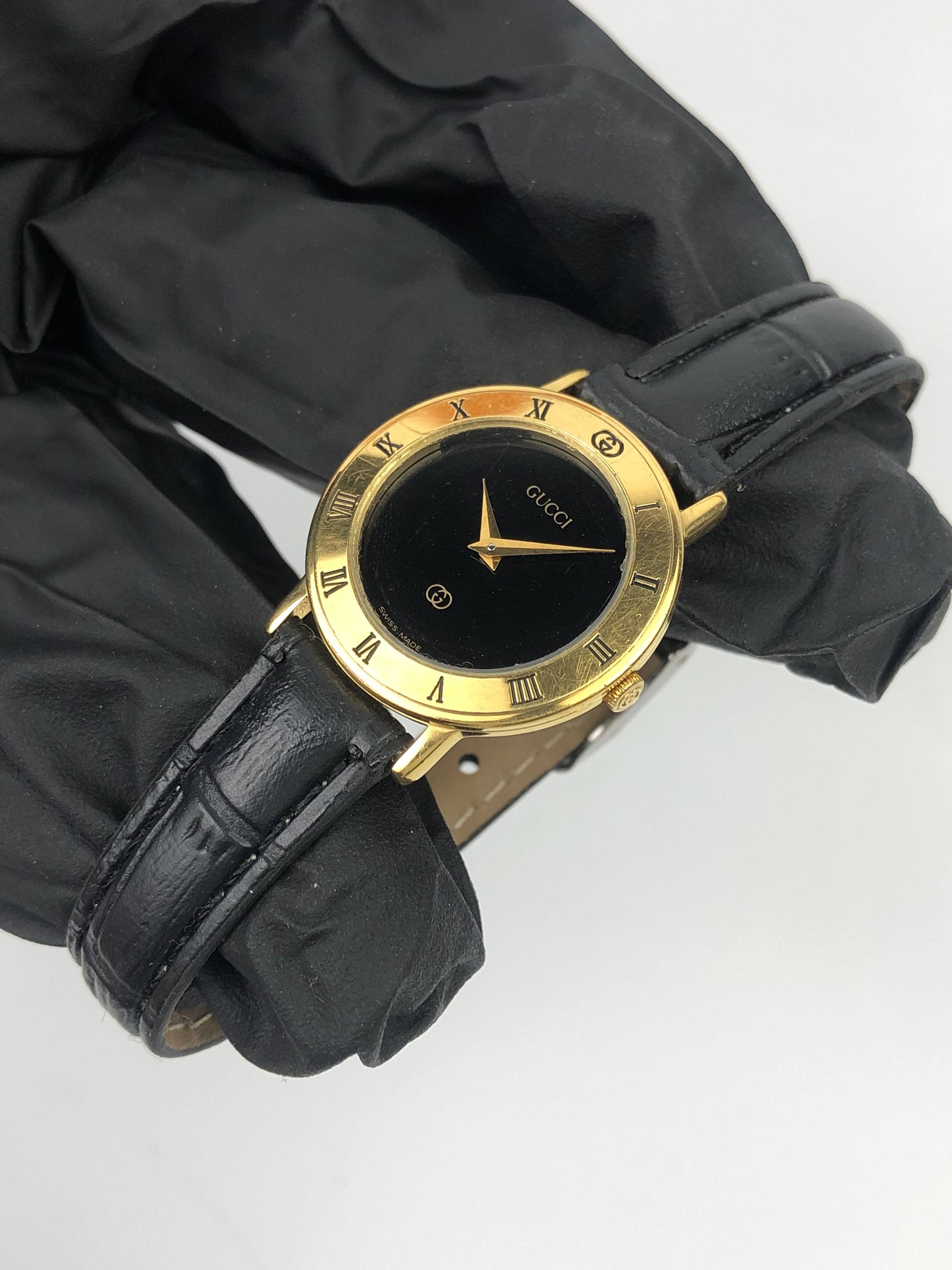 GUCCI 3001 L LADIES ROMAN BEZEL SWISS QUARTZ - Gambar 3