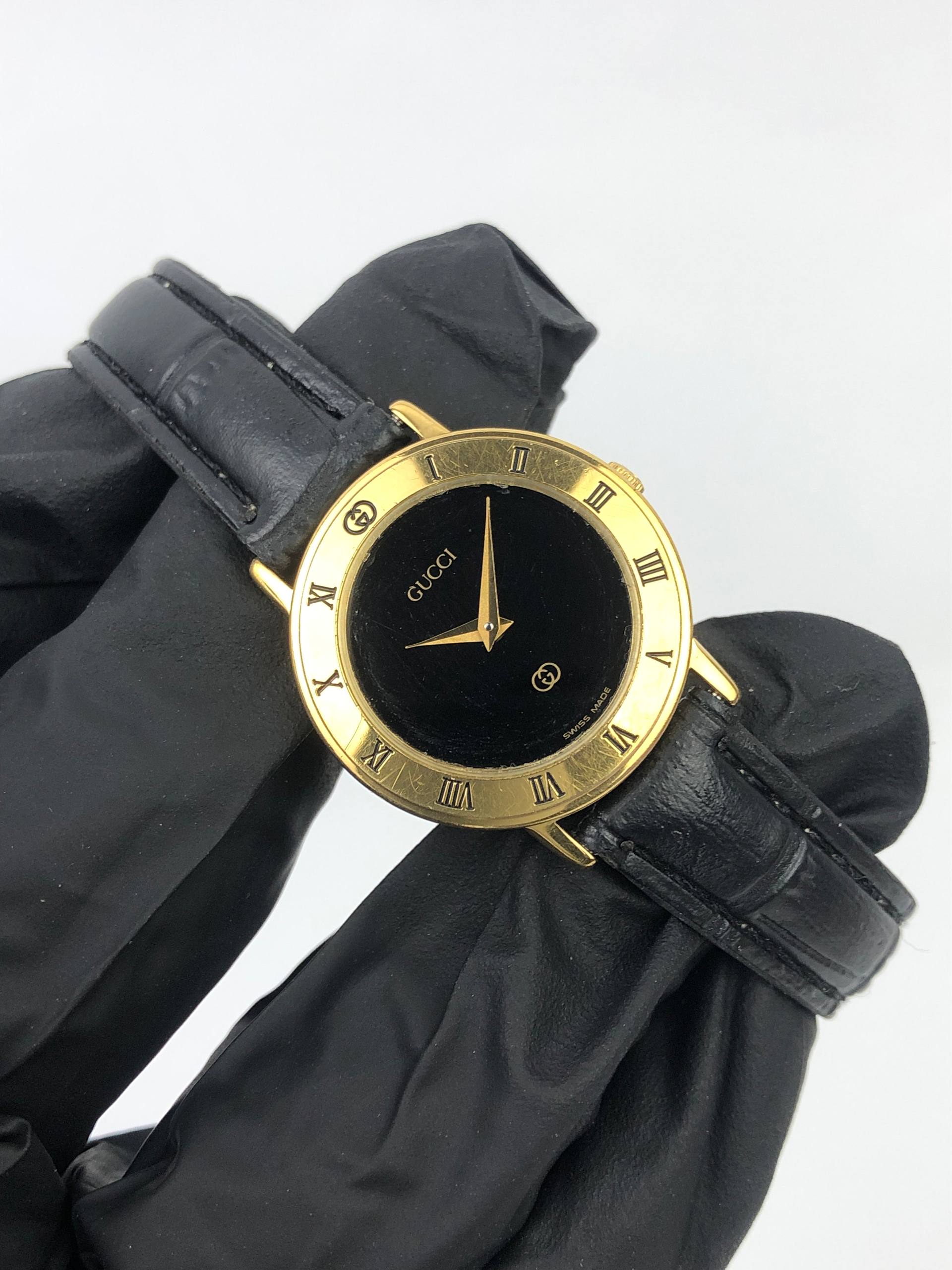 GUCCI 3001 L LADIES ROMAN BEZEL SWISS QUARTZ - Gambar 4