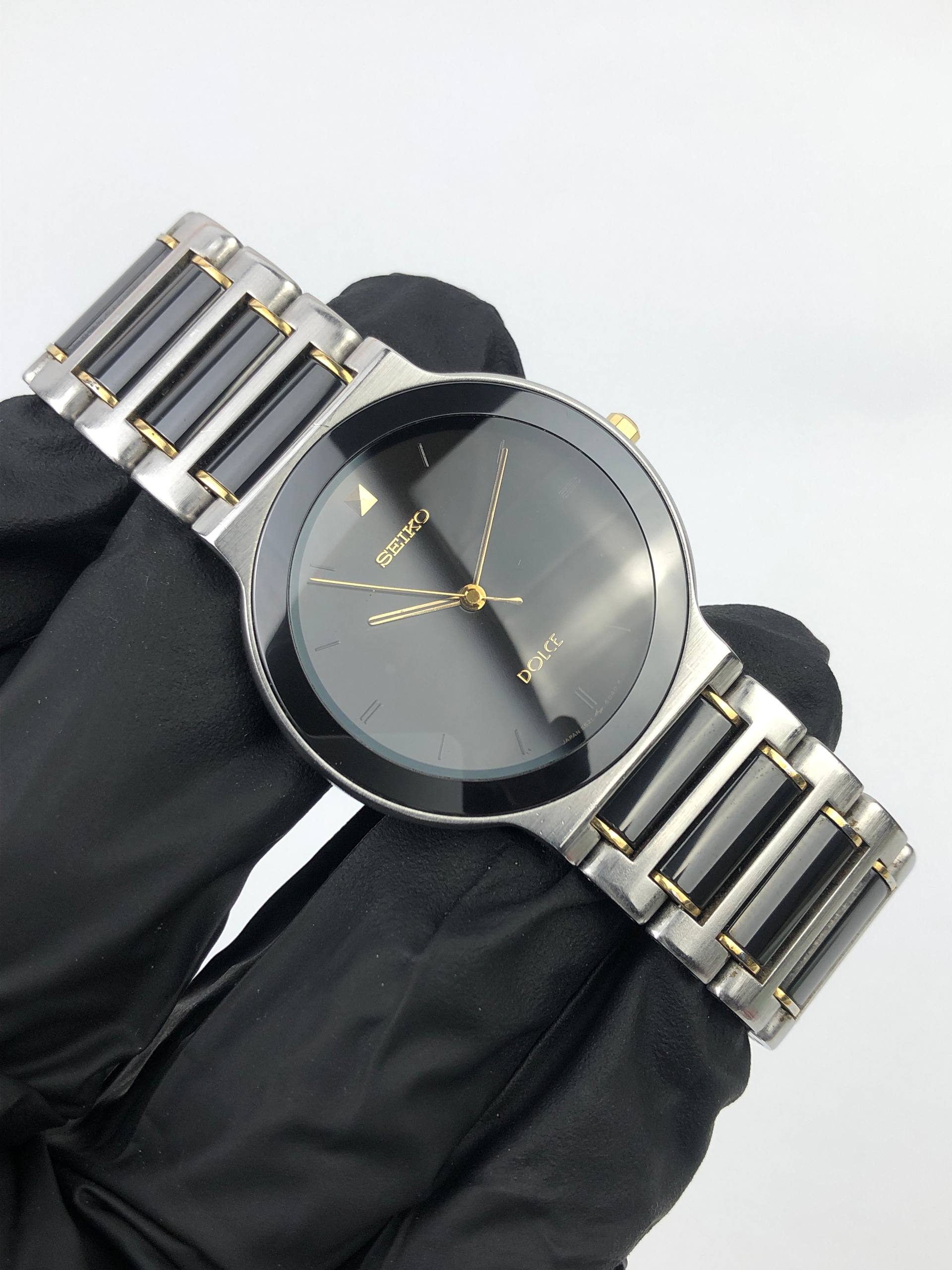 SEIKO DOLCE CAL 5S21 CERAMIC BEZEL & BRACELET - Gambar 4