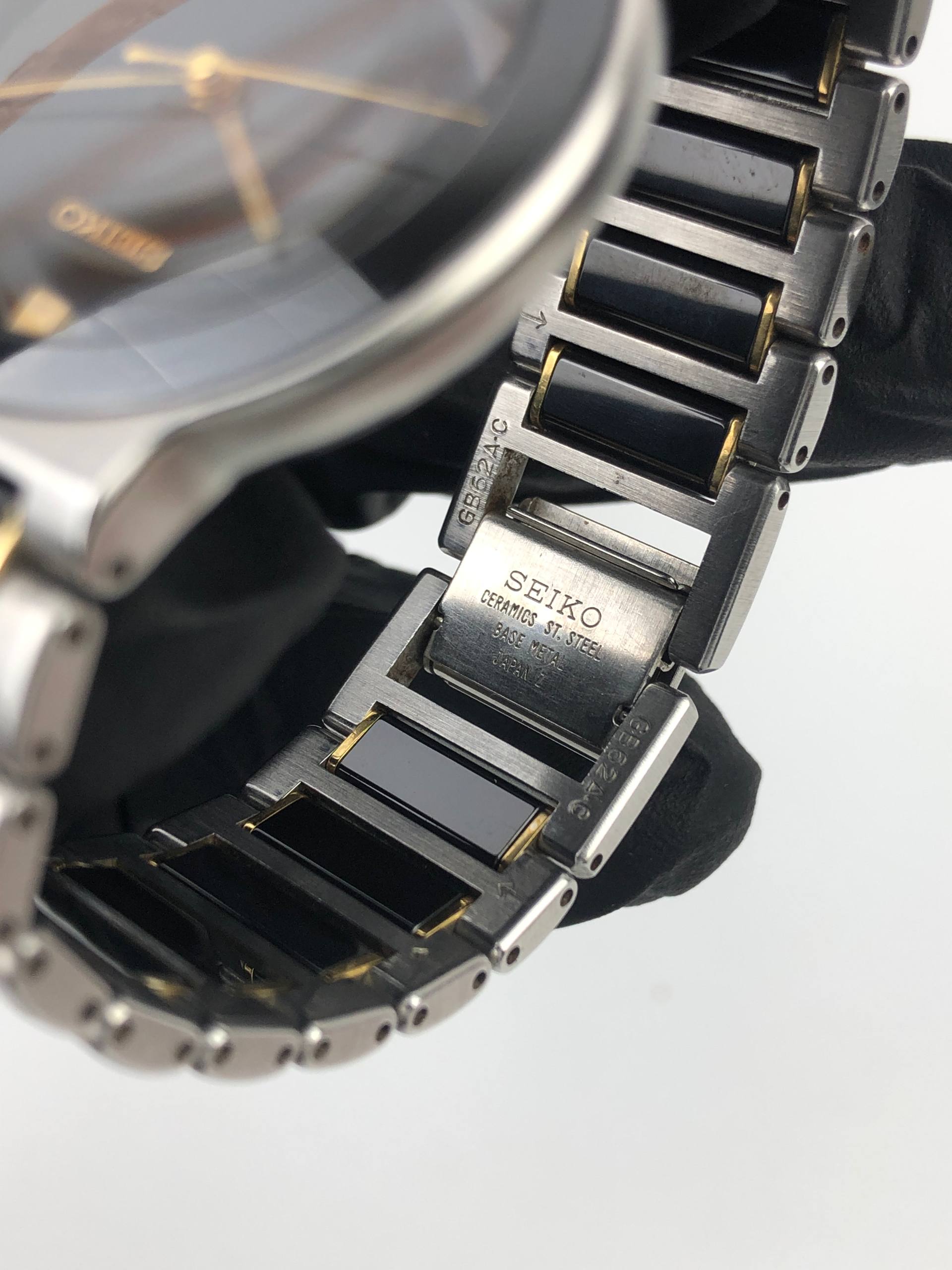 SEIKO DOLCE CAL 5S21 CERAMIC BEZEL & BRACELET - Gambar 8