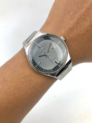 CITIZEN AUTOMATIC 21 JEWELS GREY SUNBURST DAY-DATE