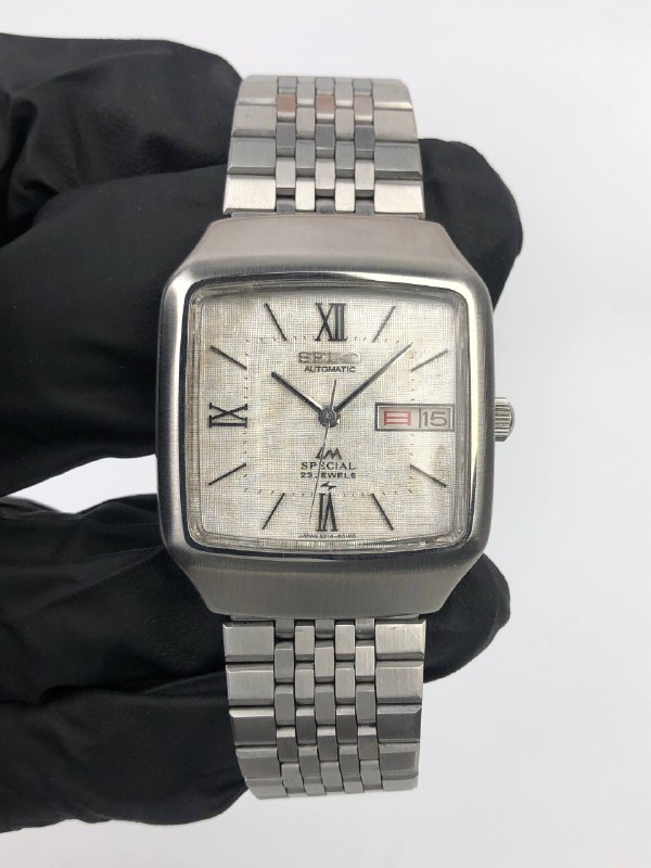 SEIKO LM SPECIAL 23 JEWELS TV DIAL CROSSHATCH DIAL AUTOMATIC DAY-DATE - Gambar 2