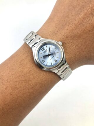 CASIO ANALOG QUARTZ ICE BLUE DIAL