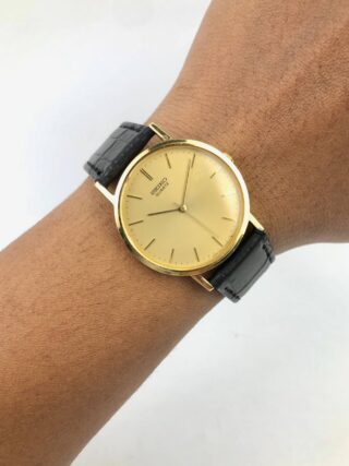 DRESSWATCH SEIKO CAL 2C21 DULL GOLD TONE