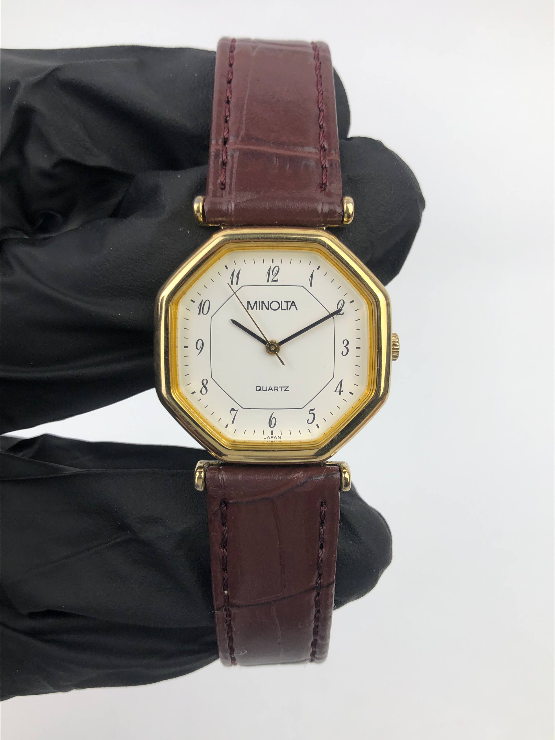 MINOLTA OCTAGON JAPAN QUARTZ MAN SIZE - Gambar 2