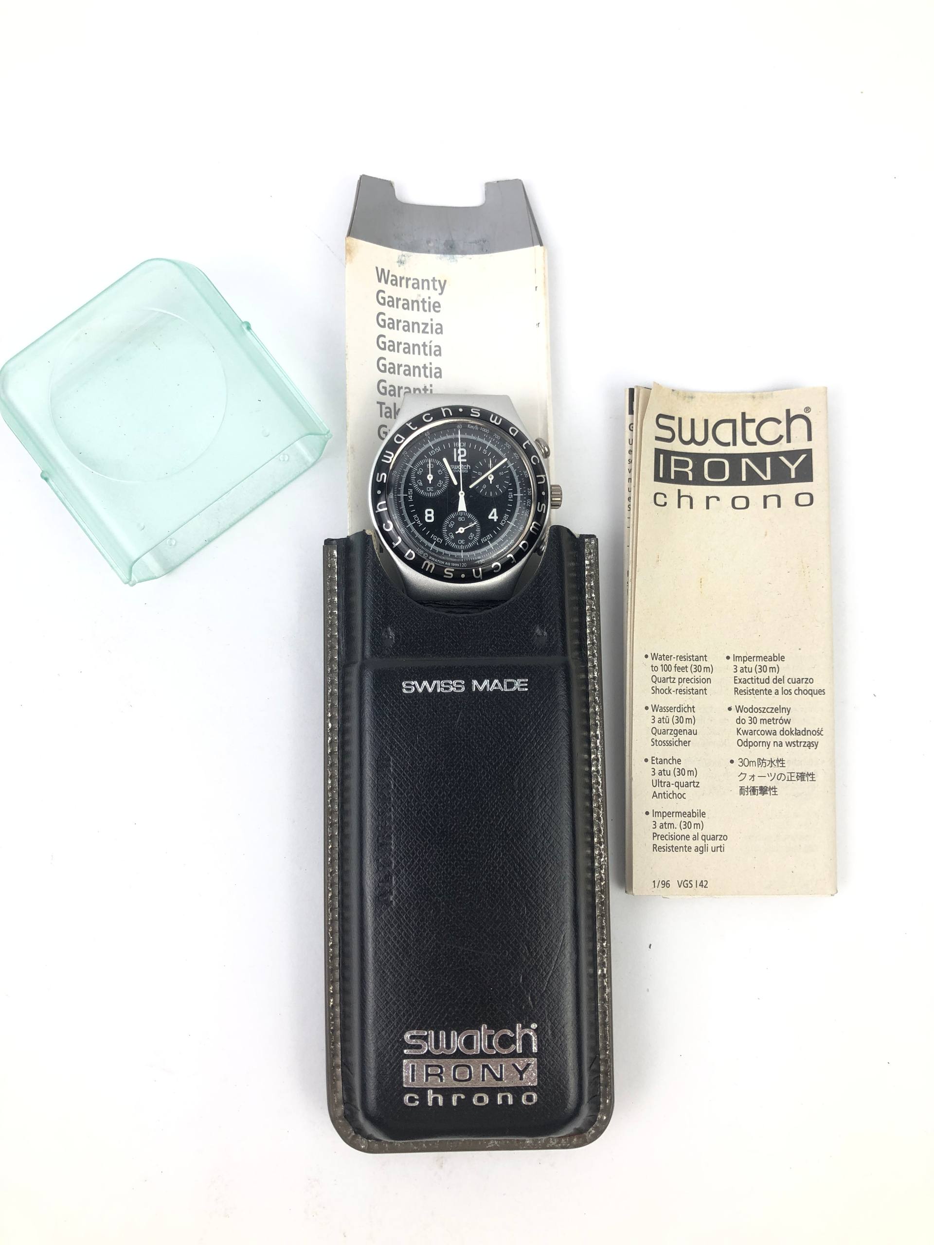 FULLSET SWATCH IRHONY CHRONOGRAPH ALL ORIGINAL
