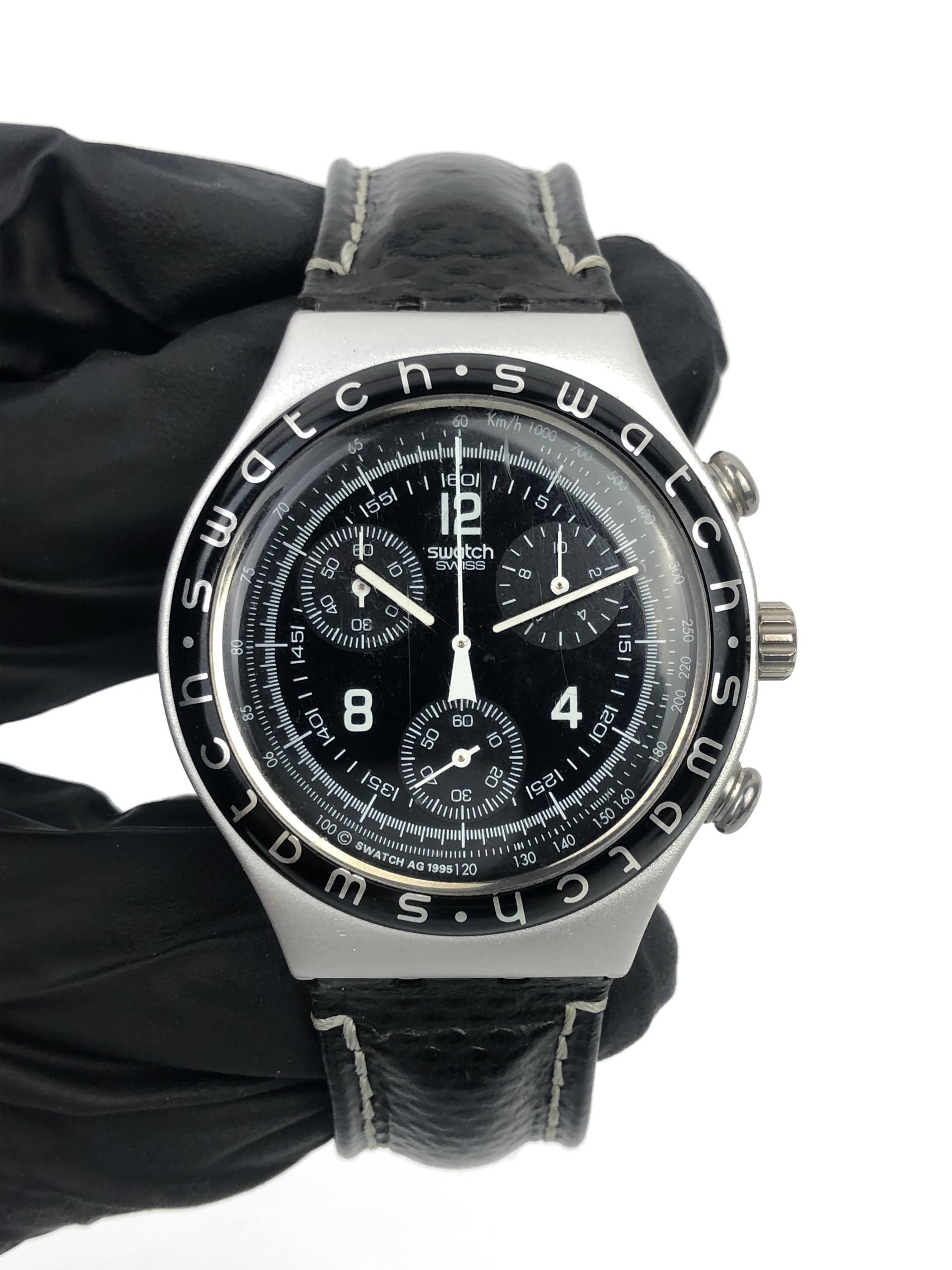 FULLSET SWATCH IRHONY CHRONOGRAPH ALL ORIGINAL - Gambar 3