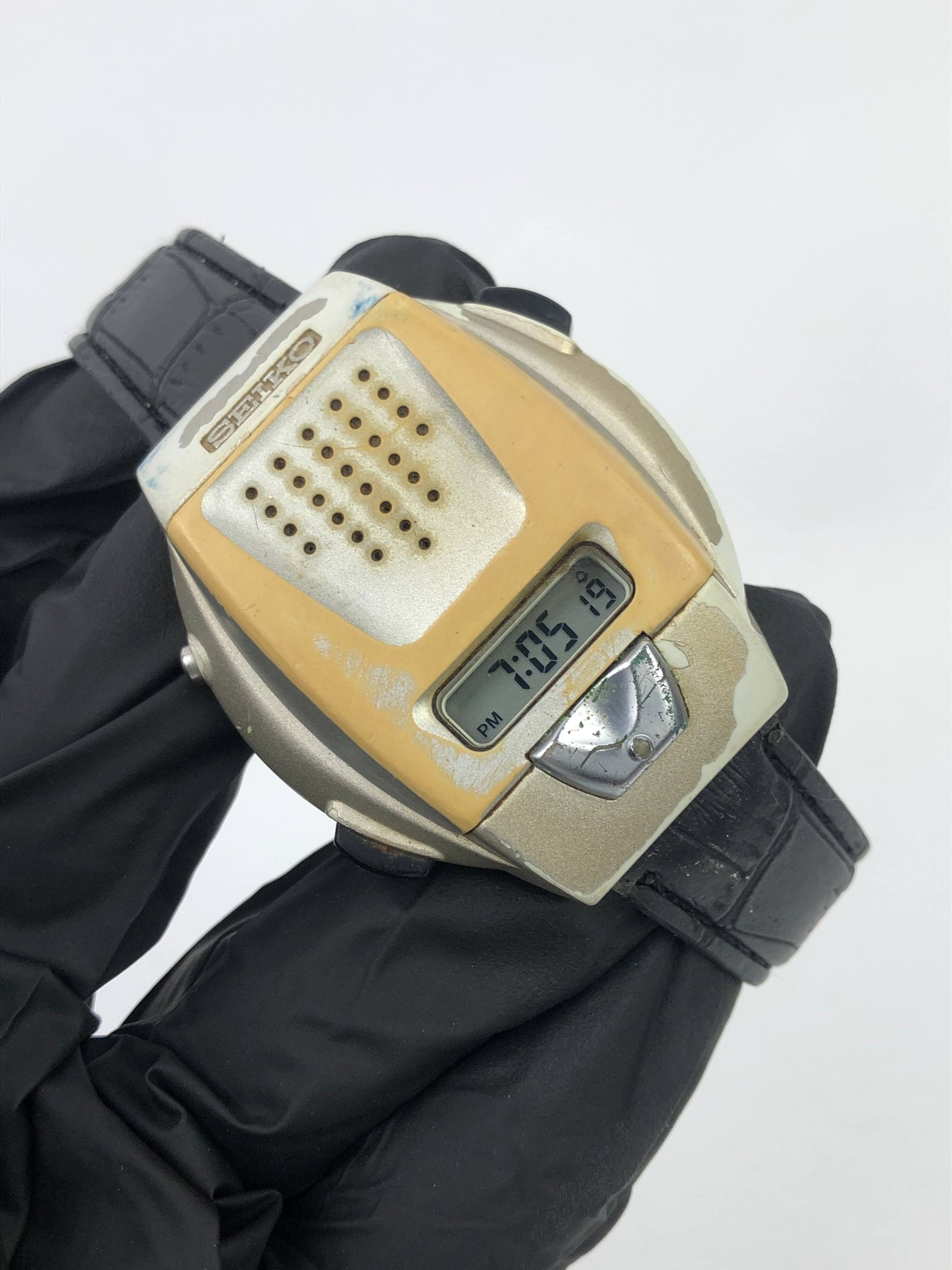 SEIKO TALKING WATCH CAL A860 VINTAGE - Gambar 4