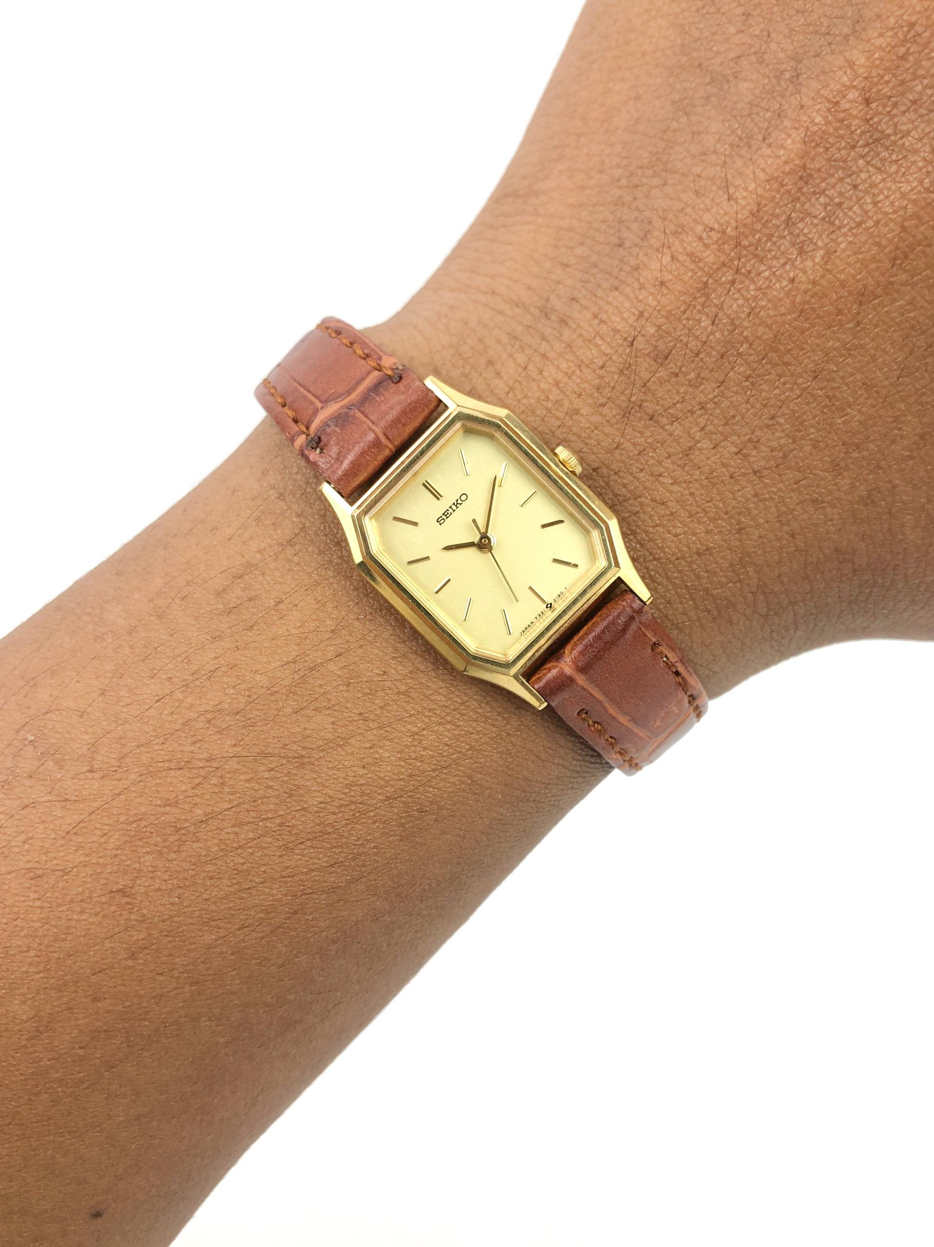 SEIKO OCTAGON QUARTZ CAL 7321 LADIES