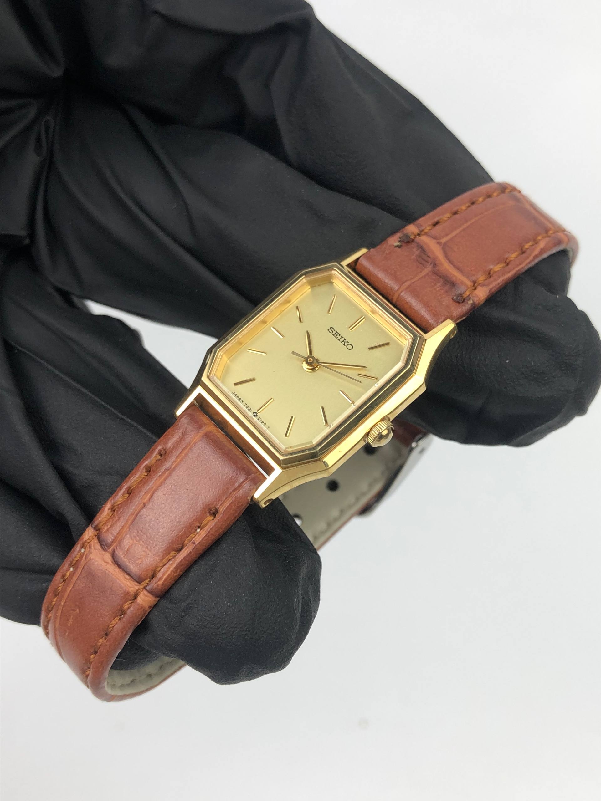 SEIKO OCTAGON QUARTZ CAL 7321 LADIES - Gambar 4