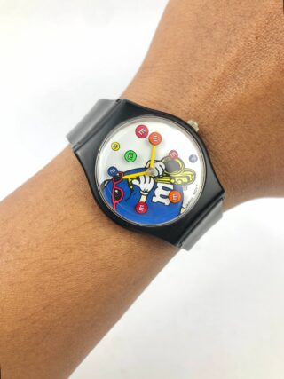 M&M’S CHARACTER WATCH JAPAN QUARTZ FLOATING SECOND VINTAGE