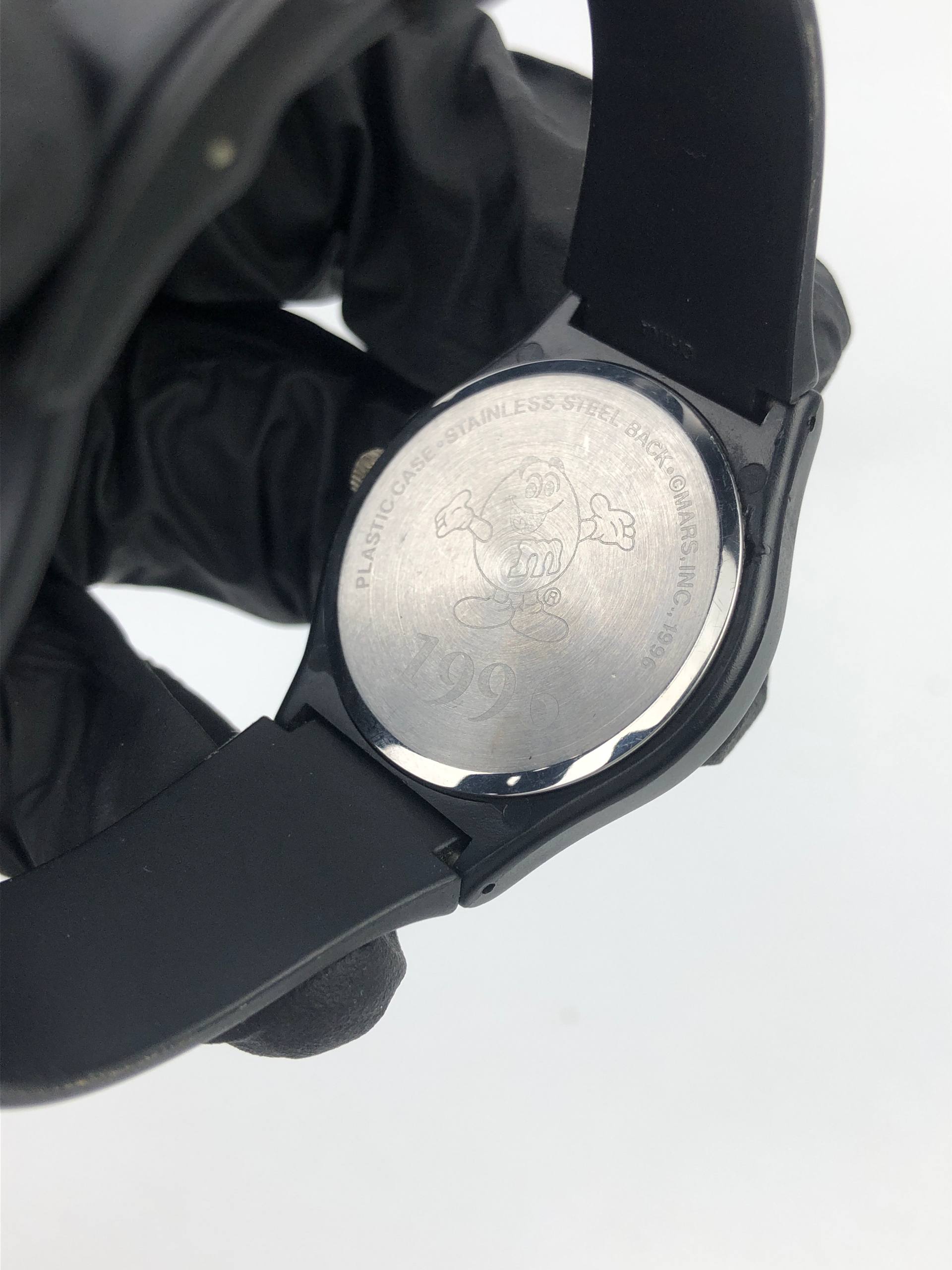M&M’S CHARACTER WATCH JAPAN QUARTZ FLOATING SECOND VINTAGE - Gambar 7