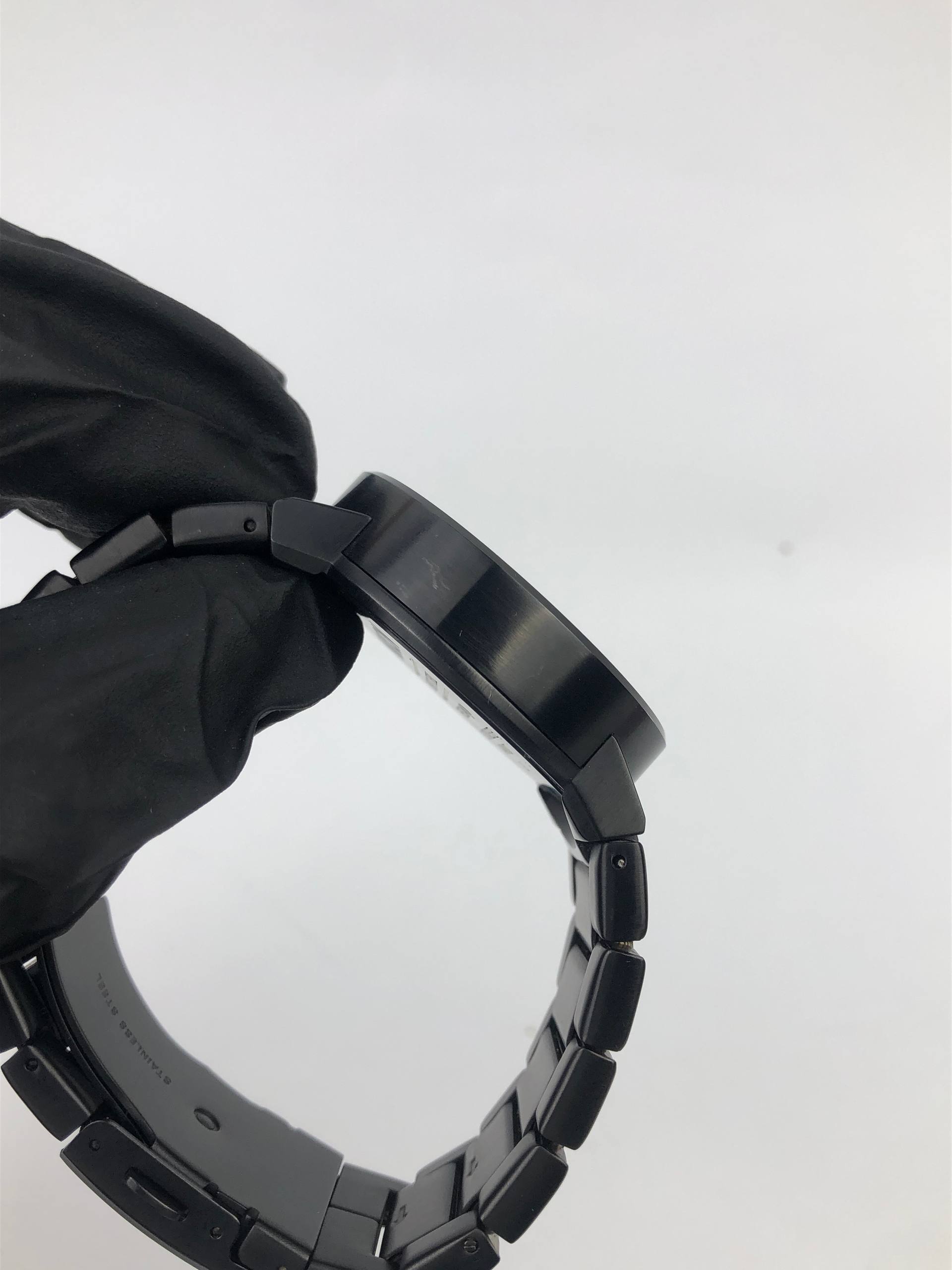 NIXON TIME TELLER ALL BLACK QUARTZ STAINLESS STEEL - Gambar 6