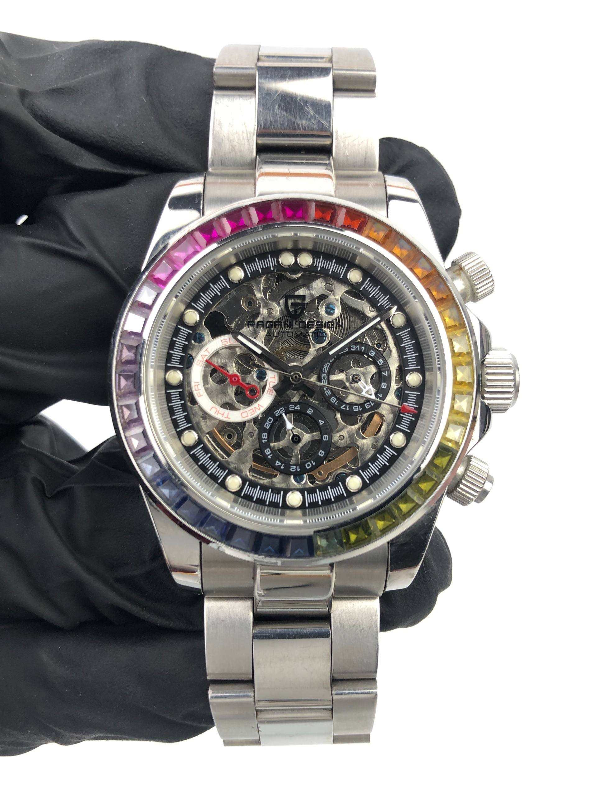 PAGANI DESIGN PD-1653 RAINBOW SKELETON AUTOMATIC - Gambar 2