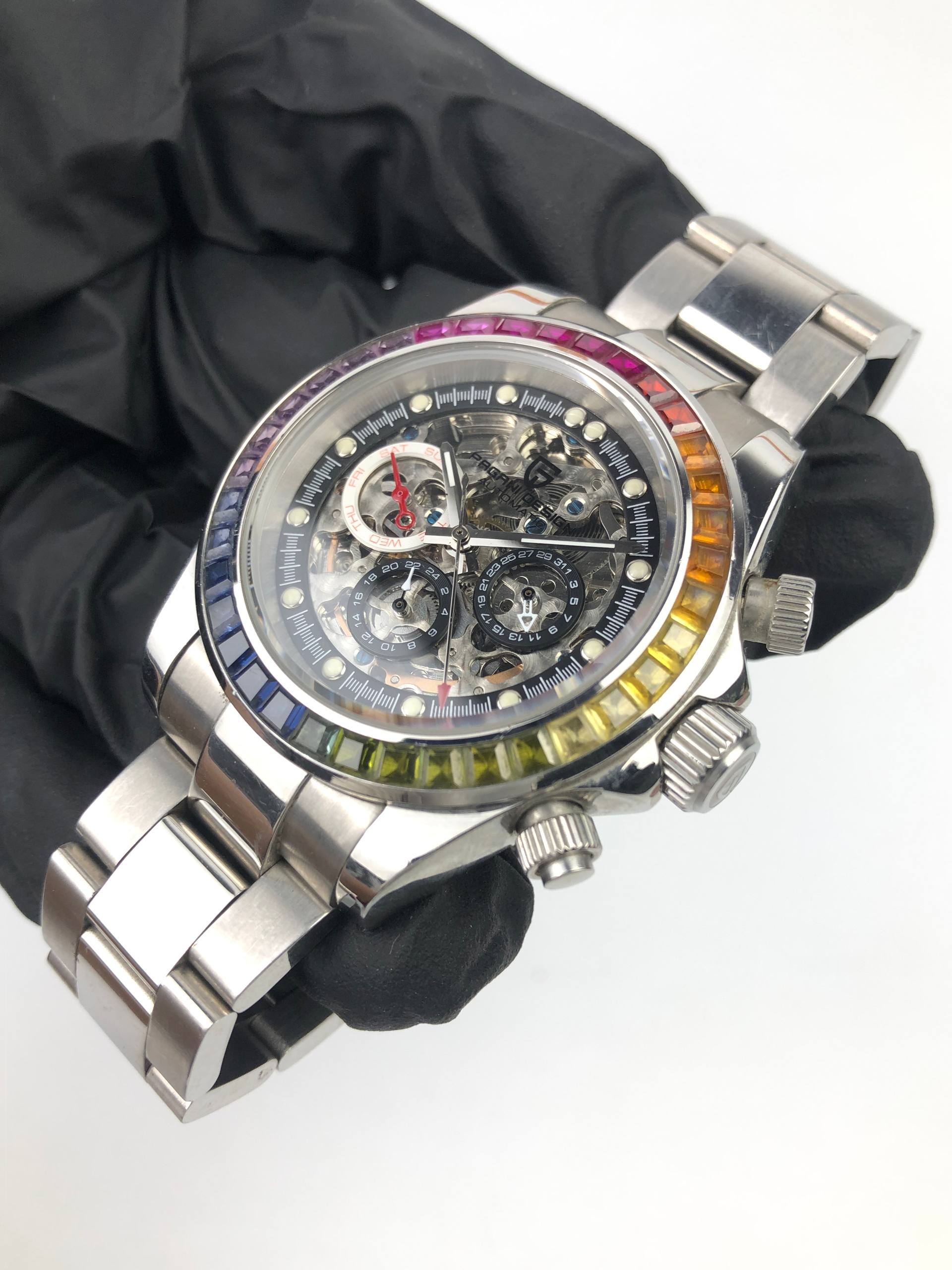 PAGANI DESIGN PD-1653 RAINBOW SKELETON AUTOMATIC - Gambar 3