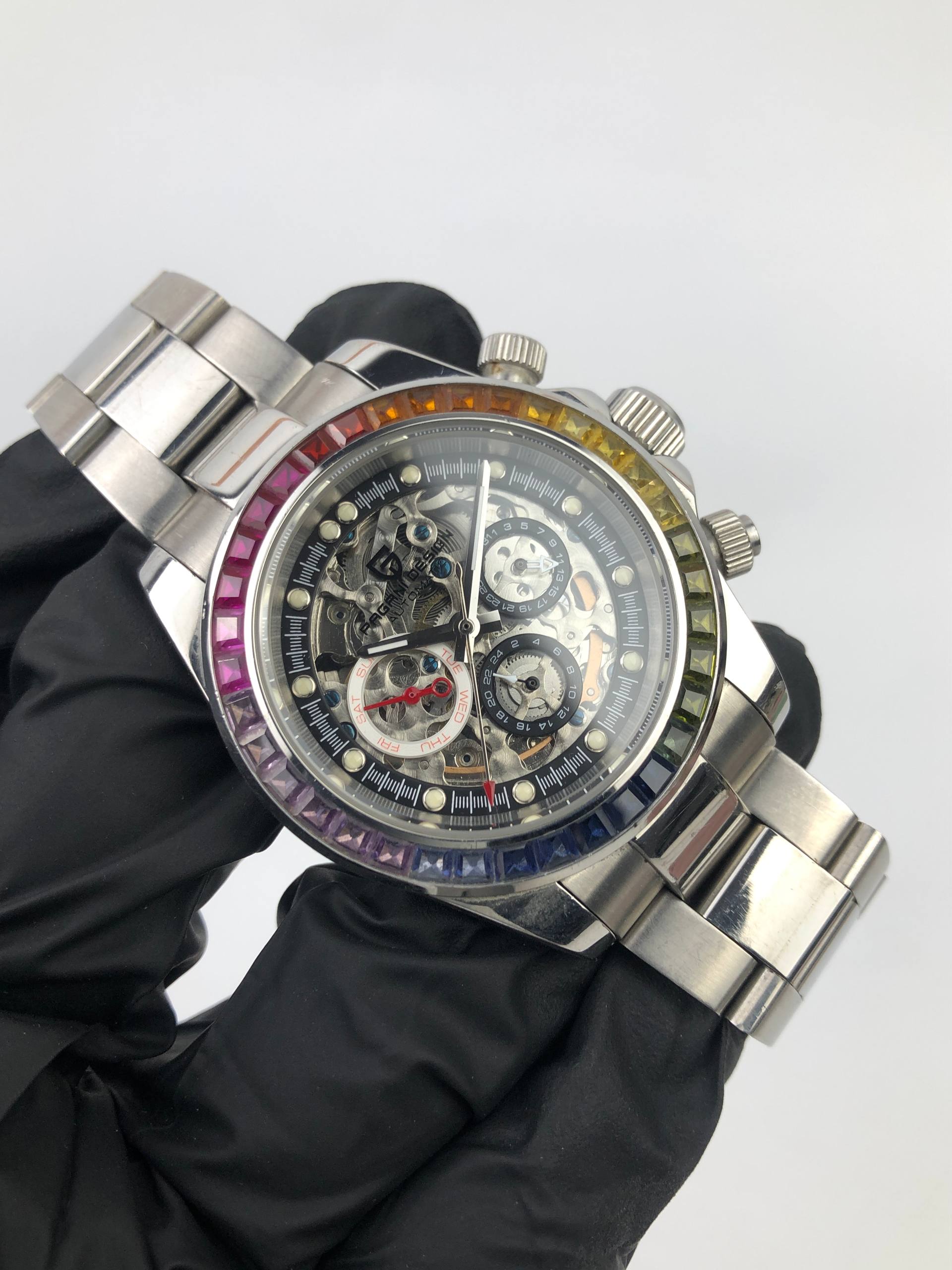 PAGANI DESIGN PD-1653 RAINBOW SKELETON AUTOMATIC - Gambar 4