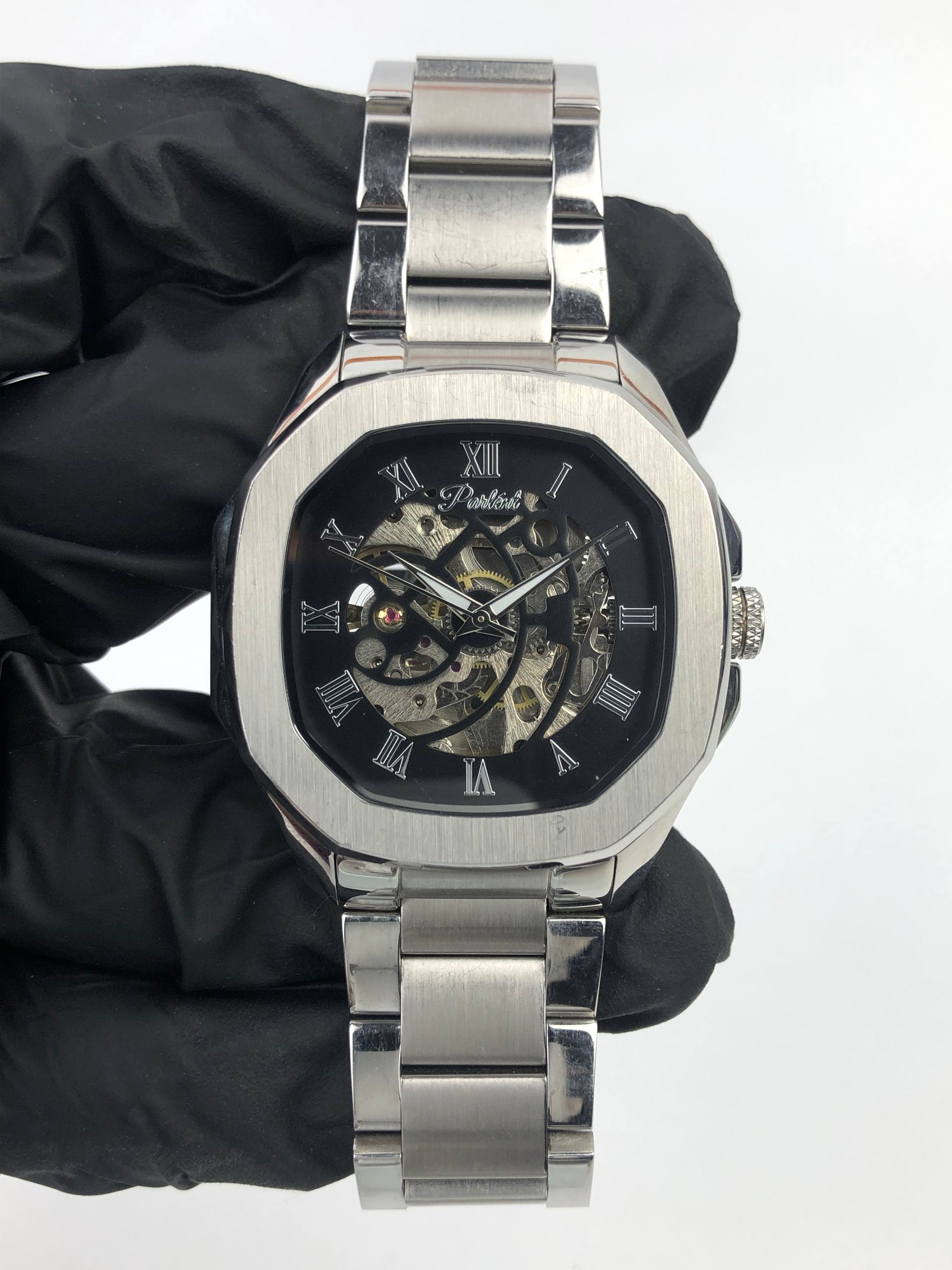 PARLENT GALANT SKELETON AUTOMATIC STAINLESS STEEL - Gambar 2