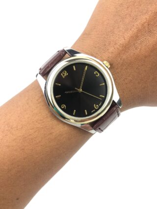JAPAN WATCH QUARTZ MAN BLACK DIAL