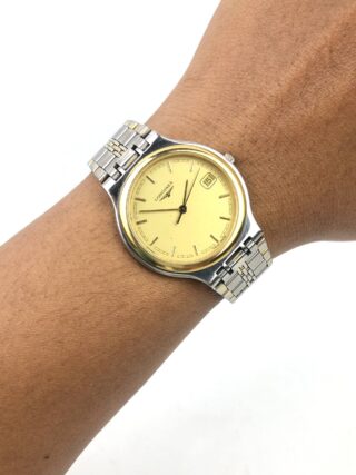 LONGINES FLAGSHIP QUARTZ TWOTONE CHAMPAGNE DIAL SWISSMADE