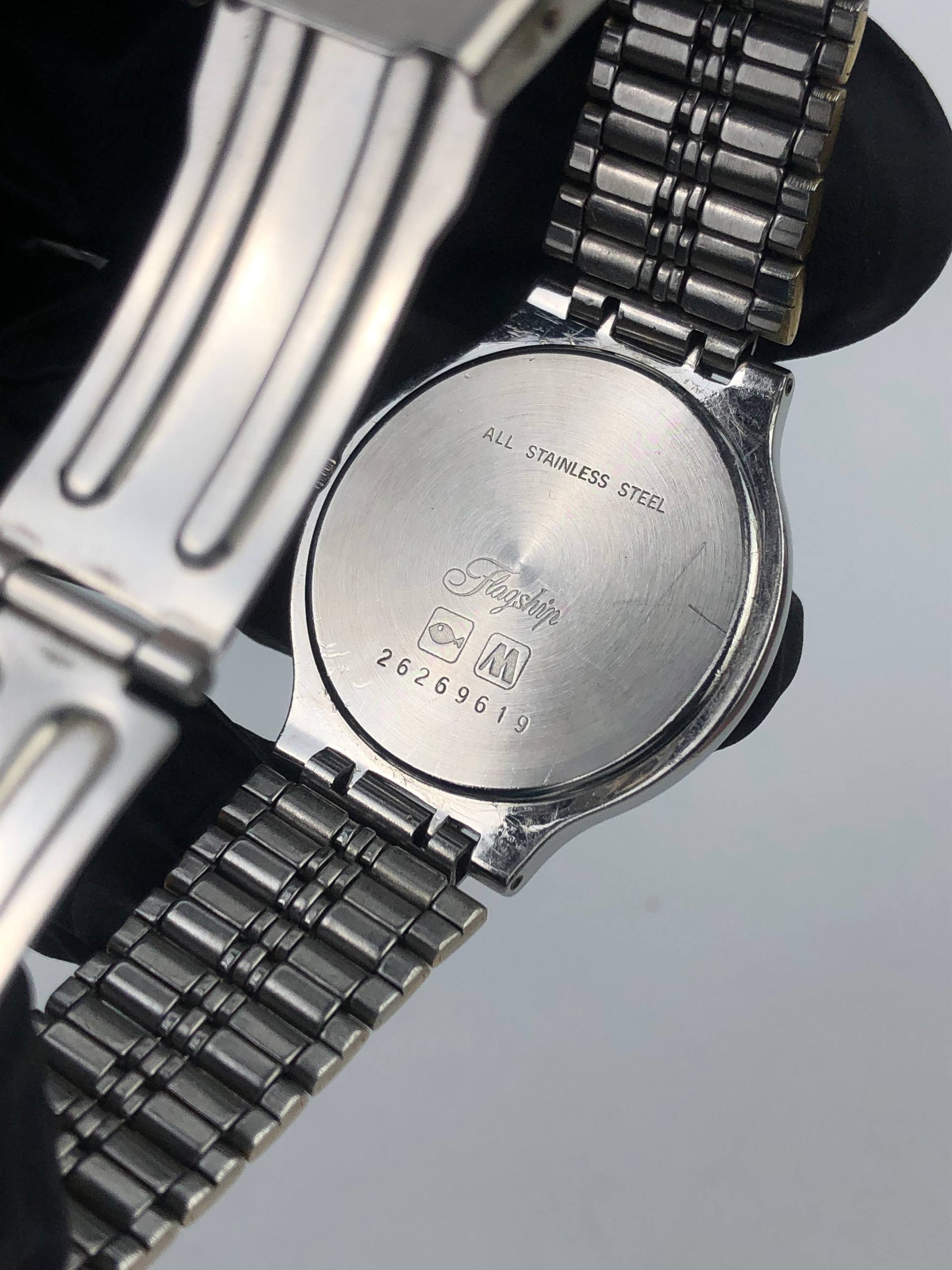 LONGINES FLAGSHIP QUARTZ TWOTONE CHAMPAGNE DIAL SWISSMADE - Gambar 7