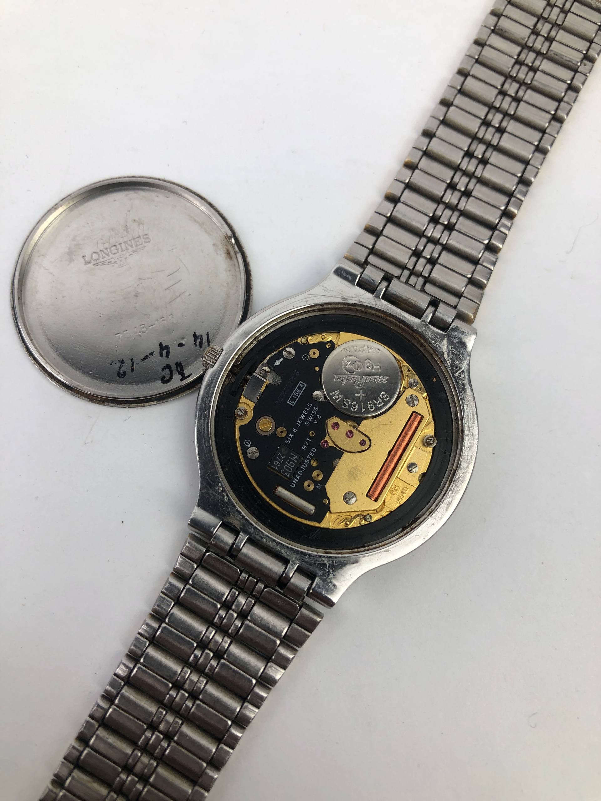 LONGINES FLAGSHIP QUARTZ TWOTONE CHAMPAGNE DIAL SWISSMADE - Gambar 8