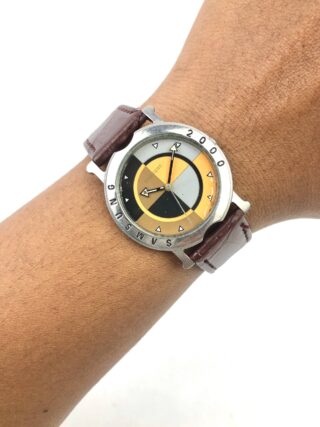 COLLECTIBLE SAMSUNG 2000 RETRO FUTURISTIC ART DIAL VINTAGE WATCH