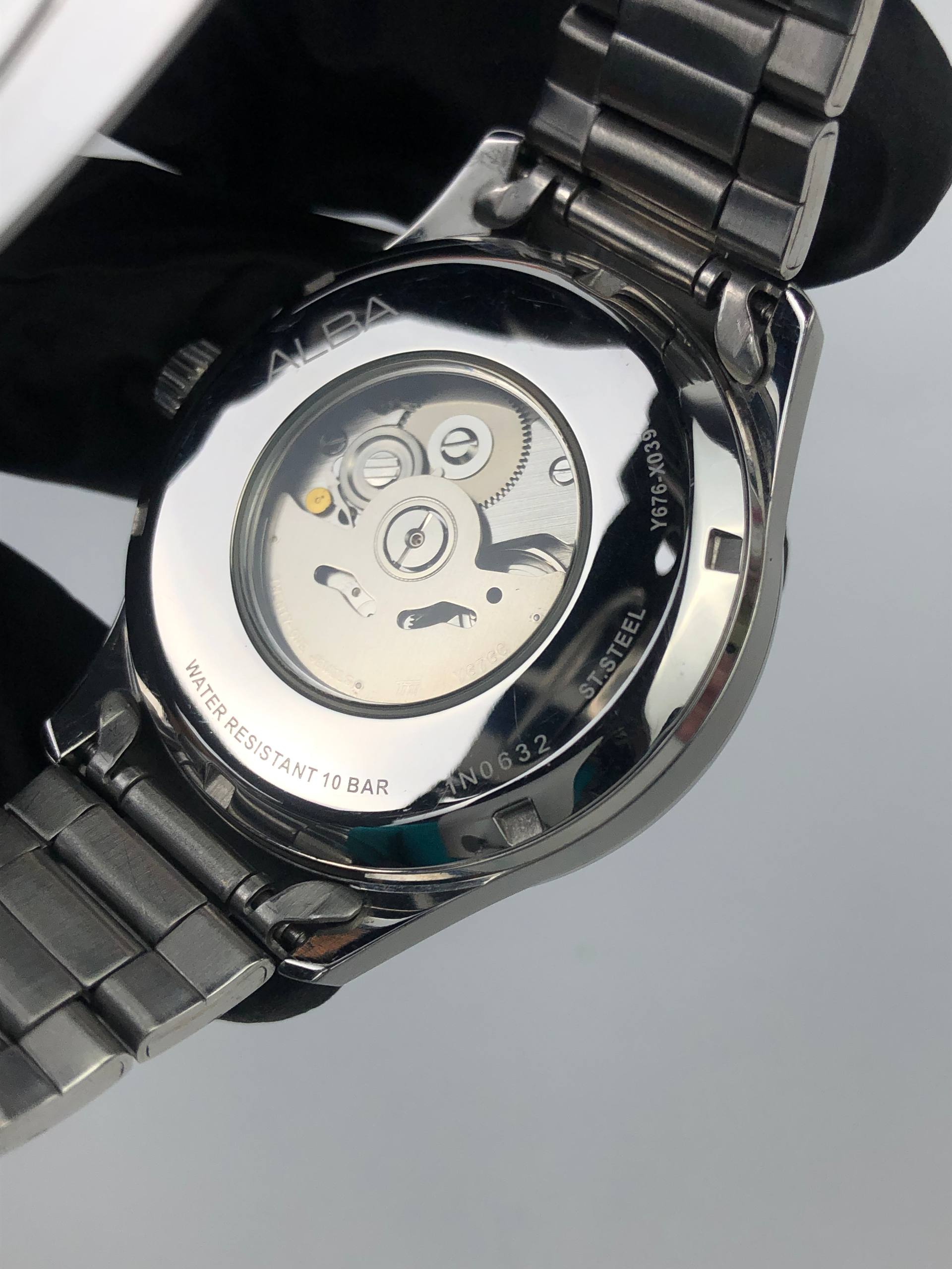 ALBA AUTOMATIC CAMOUFLAGE DIAL DAY-DATE 10 BAR - Gambar 8