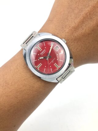 TOMONY AUTOMATIC 5005A RARE RED DIAL VINTAGE JAPAN